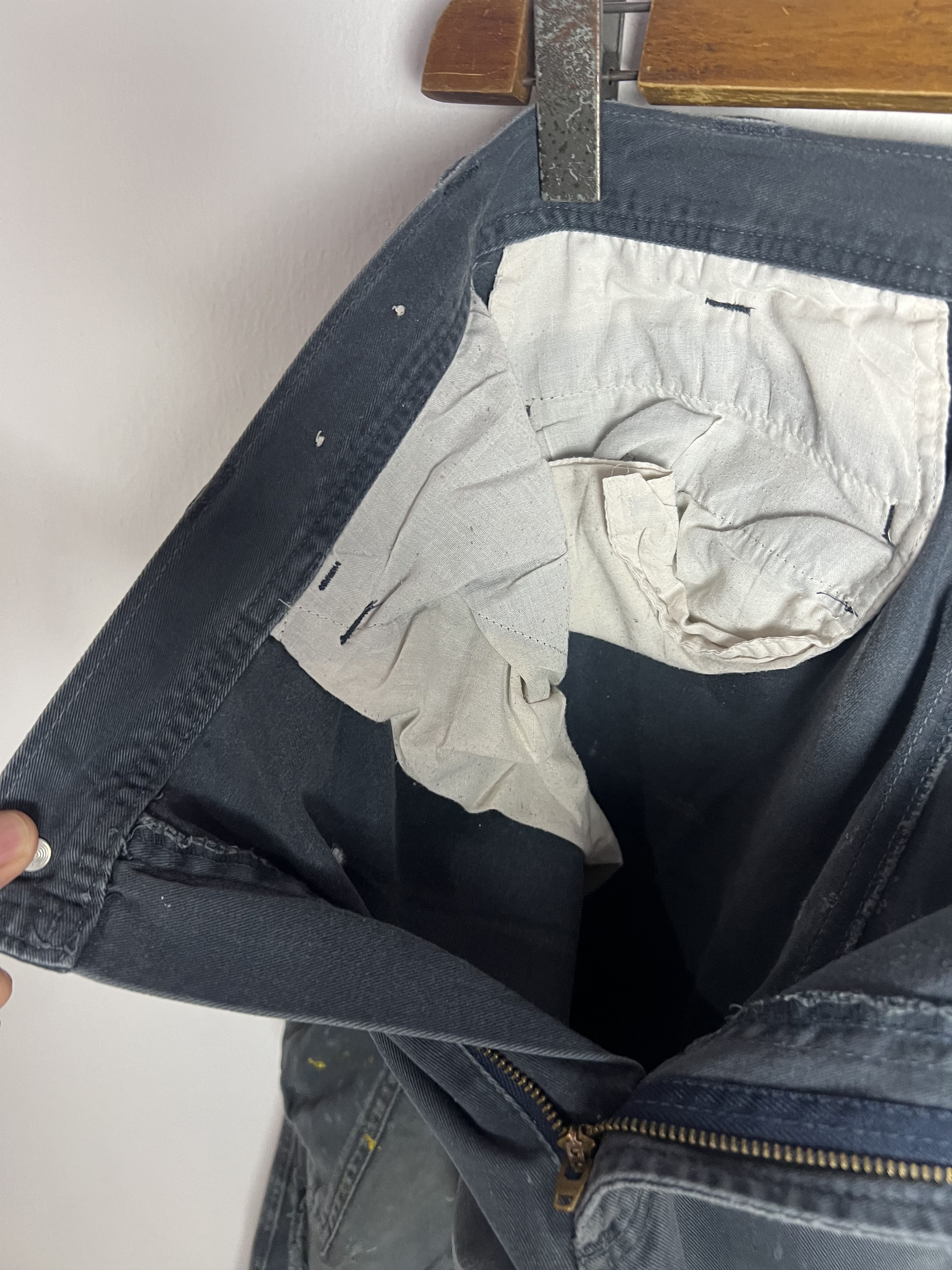Seditionaries Distressed Paint Splatter Dirty Cargo Pant Size US 31 - 19 Thumbnail