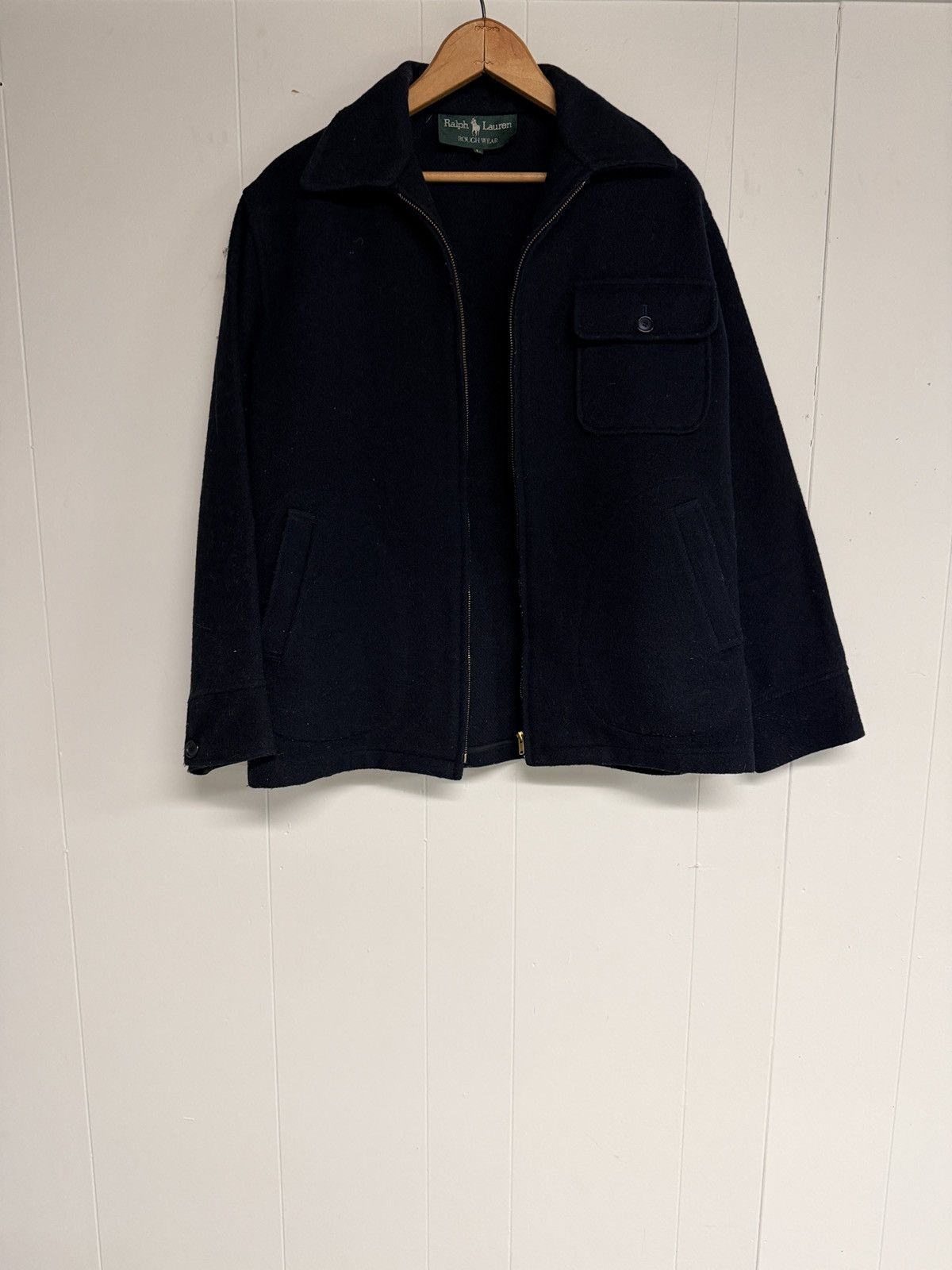 Ralph Lauren Ralph Lauren Rough Wear Vintage Wool Coat Size US M / EU 48-50 / 2 - 1 Thumbnail