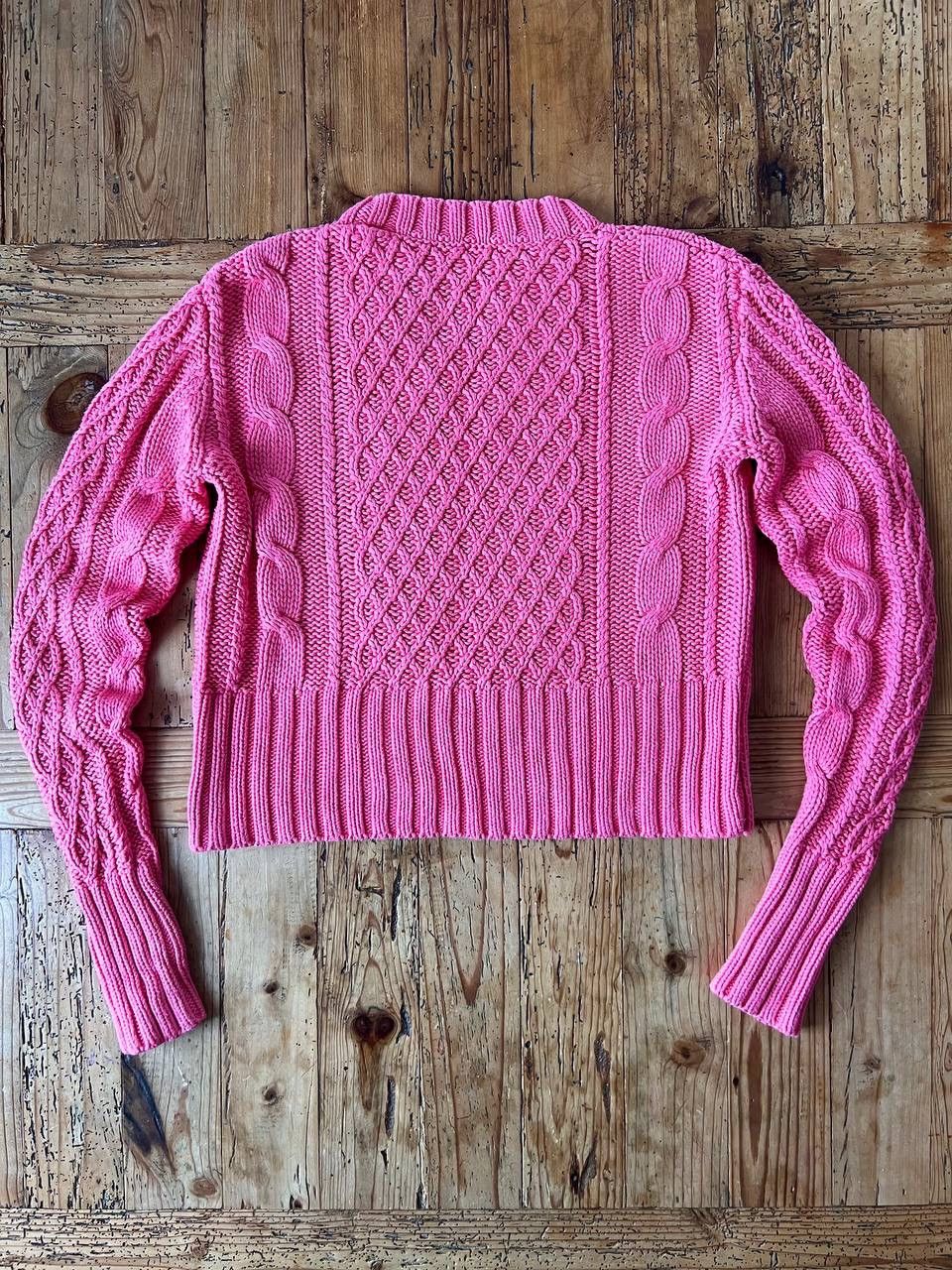 Acne Studios Acne Studios Lia Cable cotton sweater Size XS / US 0-2 / IT 36-38 - 4 Thumbnail