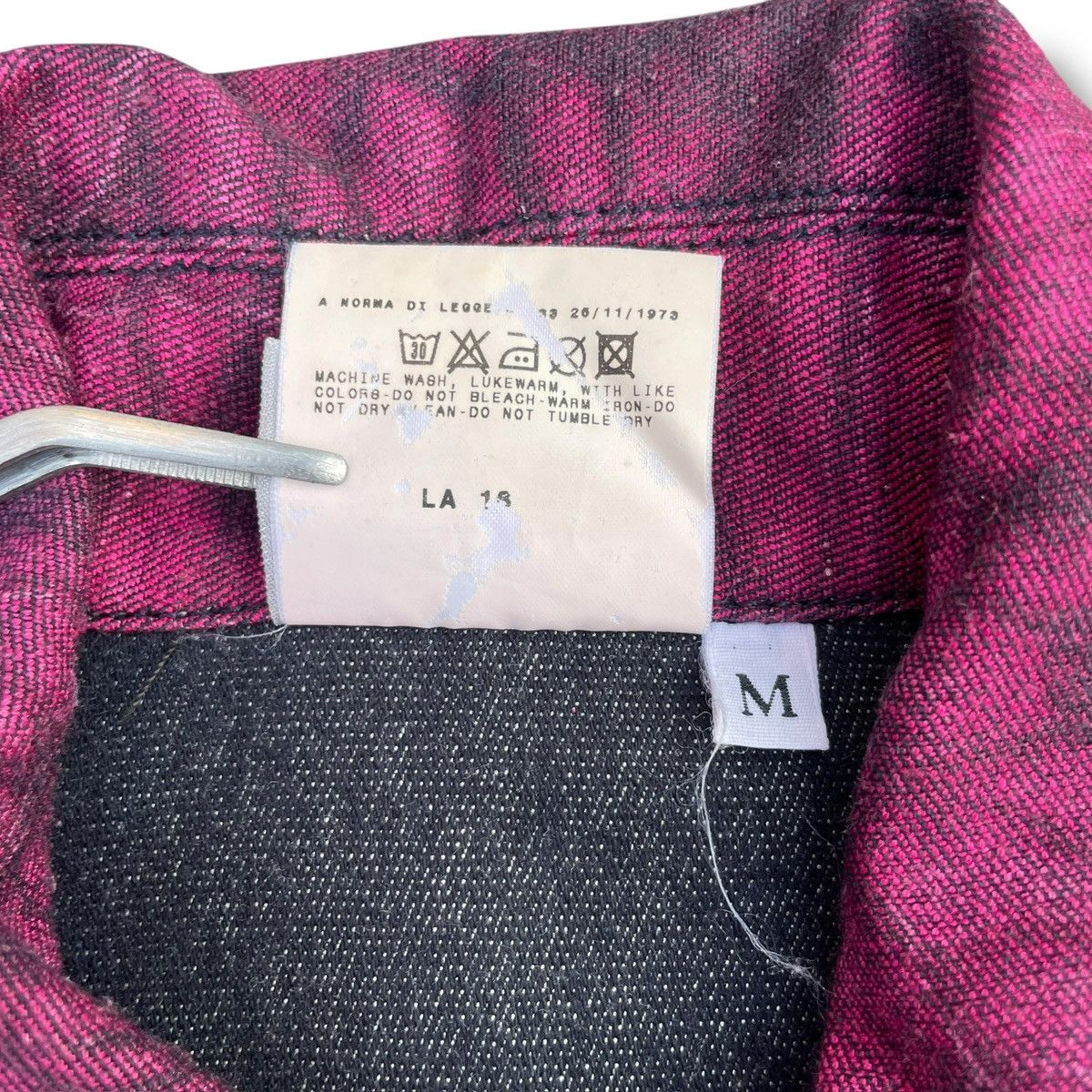 Versace Jeans Couture RARE Versace Jeans Couture Pink Python Graphic Denim Jacket Size M / US 6-8 / IT 42-44 - 7 Thumbnail