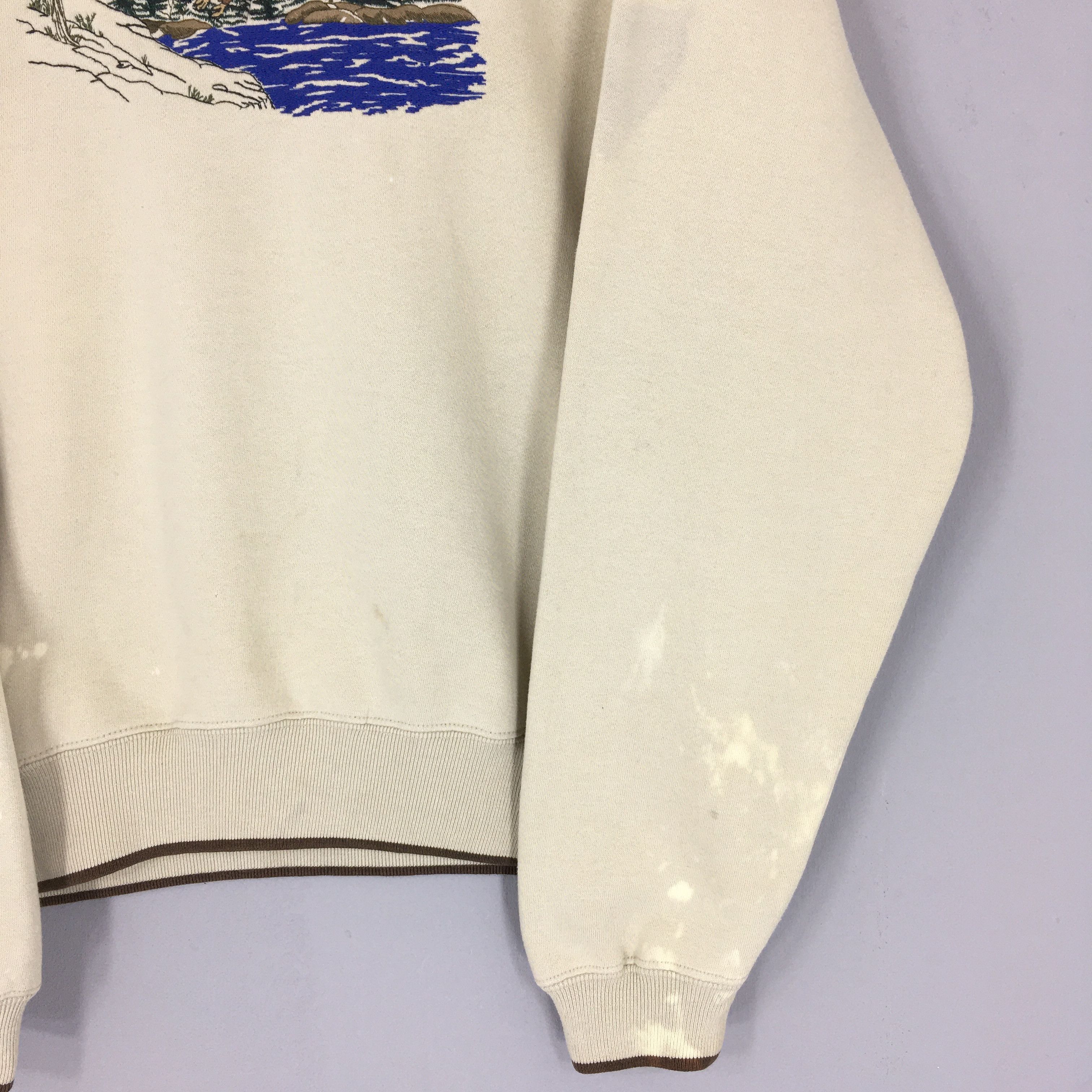 Croft & Barrow Vintage Bald Eagles Hawk Animal Sweatshirt Small Size US S / EU 44-46 / 1 - 4 Thumbnail