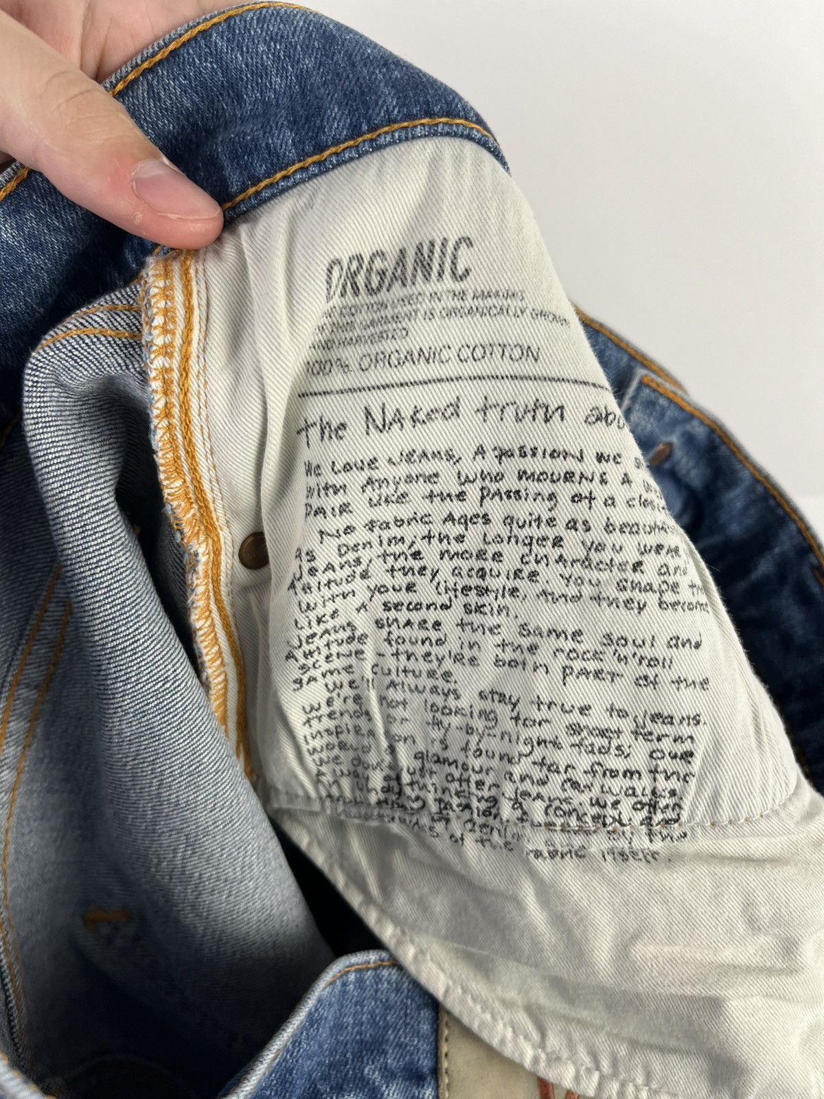 Nudie Jeans Nudie Jeans Men's Cotton Denim Jeans Size 30x32 Size US 30 / EU 46 - 10 Thumbnail