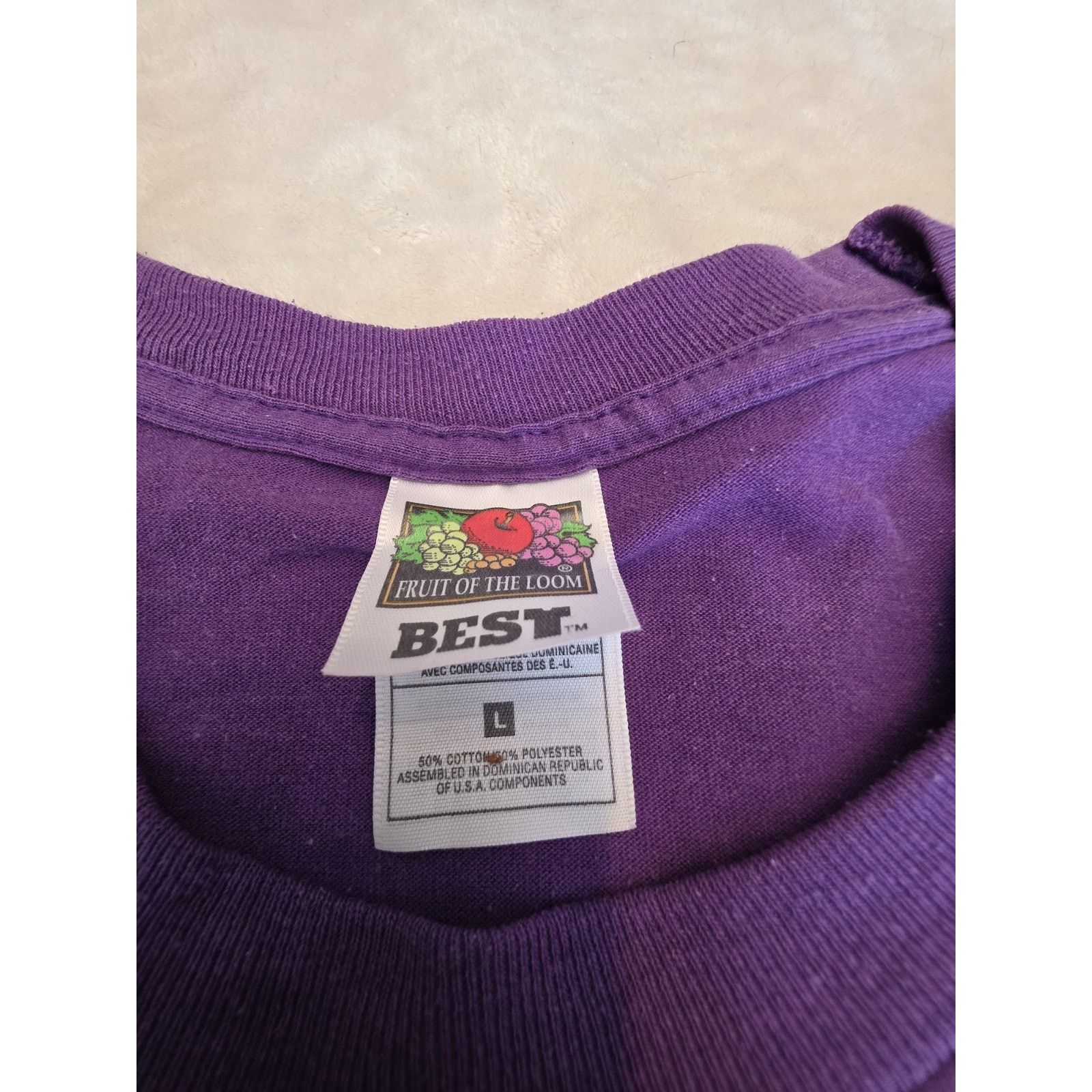 Fruit Of The Loom mardi gras Fruit Of The Loom Men's Size Large Short Sleeve Size US L / EU 52-54 / 3 - 3 Thumbnail