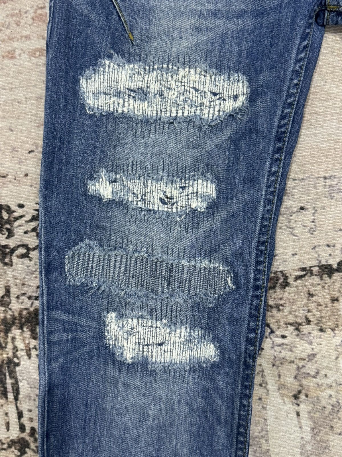 Japanese Brand NumberNine X Nano universe distress denim jeans Size US 30 / EU 46 - 2 Thumbnail