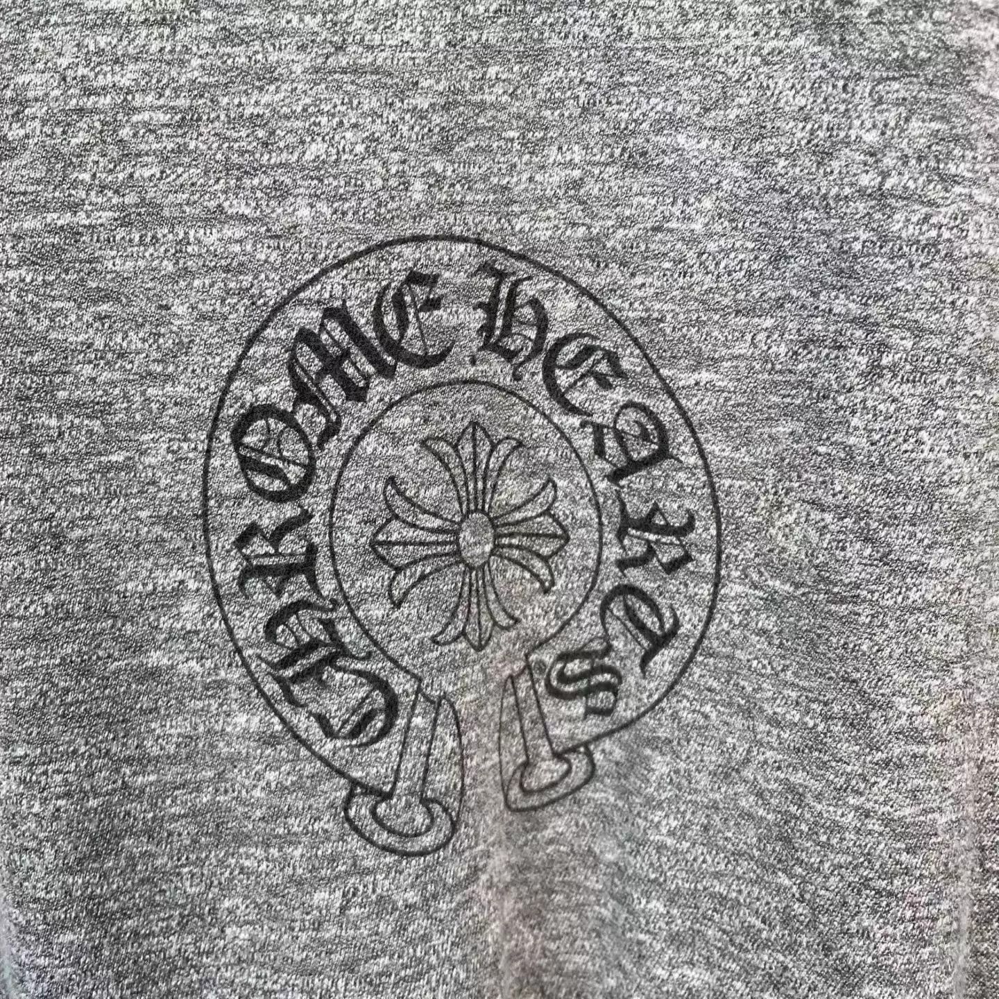 Chrome Hearts Chrome Hearts Gray Horse Shoe Short Sleeve XL Size US XL / EU 56 / 4 - 6 Thumbnail