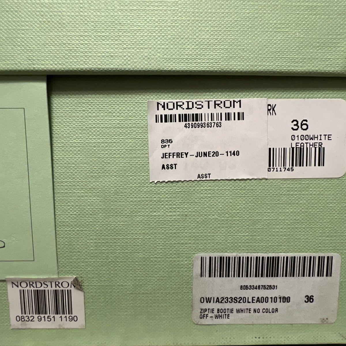 Off-White × Virgil Abloh Off-White Virgil Abloh Leather Zip Tie Pointed Toe Bootie 36 Size US 5.5 / IT 35.5 - 21 Thumbnail