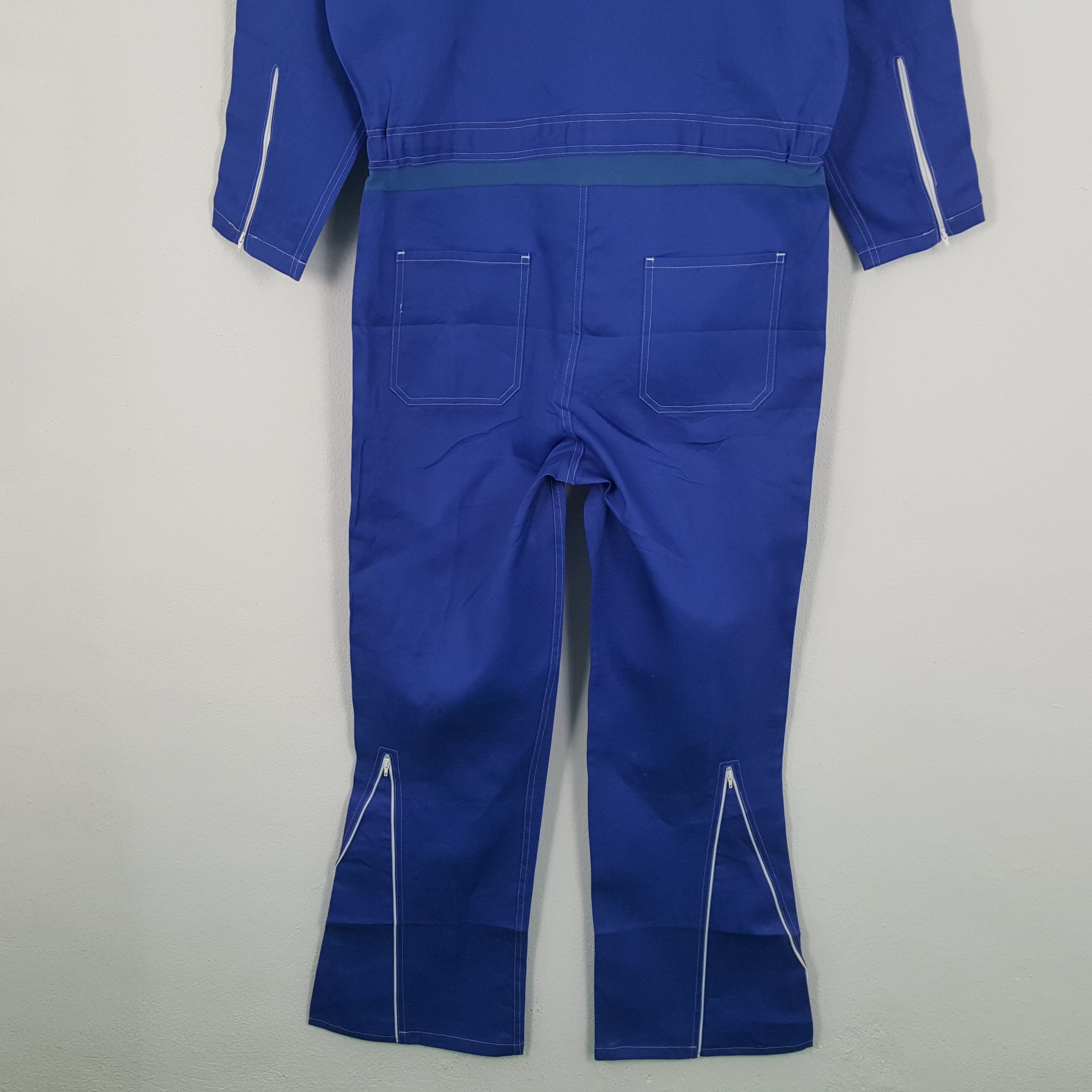 Japanese Brand × Vintage KAWASAKI Racing Crew Style Motorsports Coverall Jacket Size US L / EU 52-54 / 3 - 3 Thumbnail
