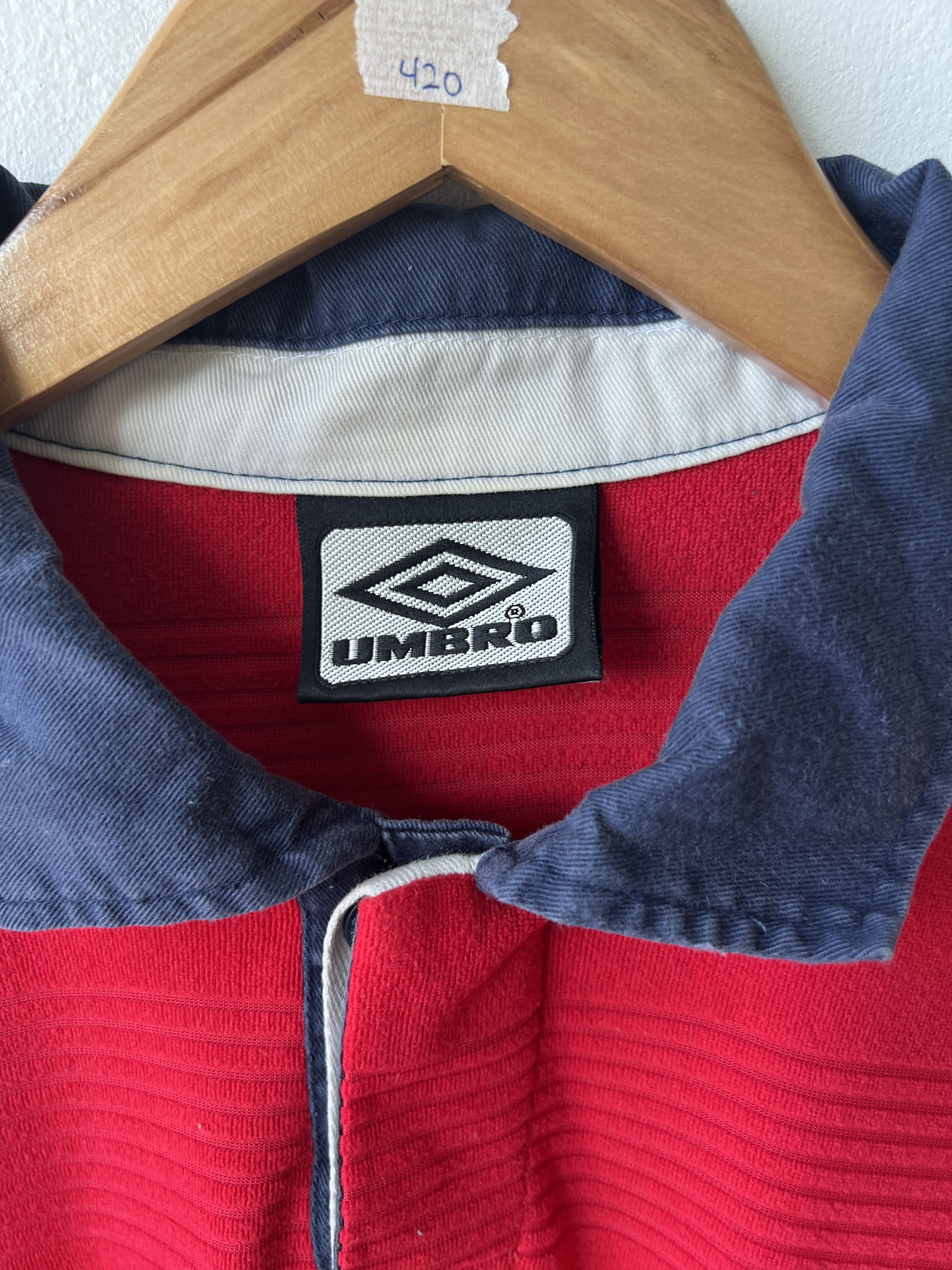 Umbro (XL) England 1999-01 Away Kit Owen #10 Size US XL / EU 56 / 4 - 3 Thumbnail