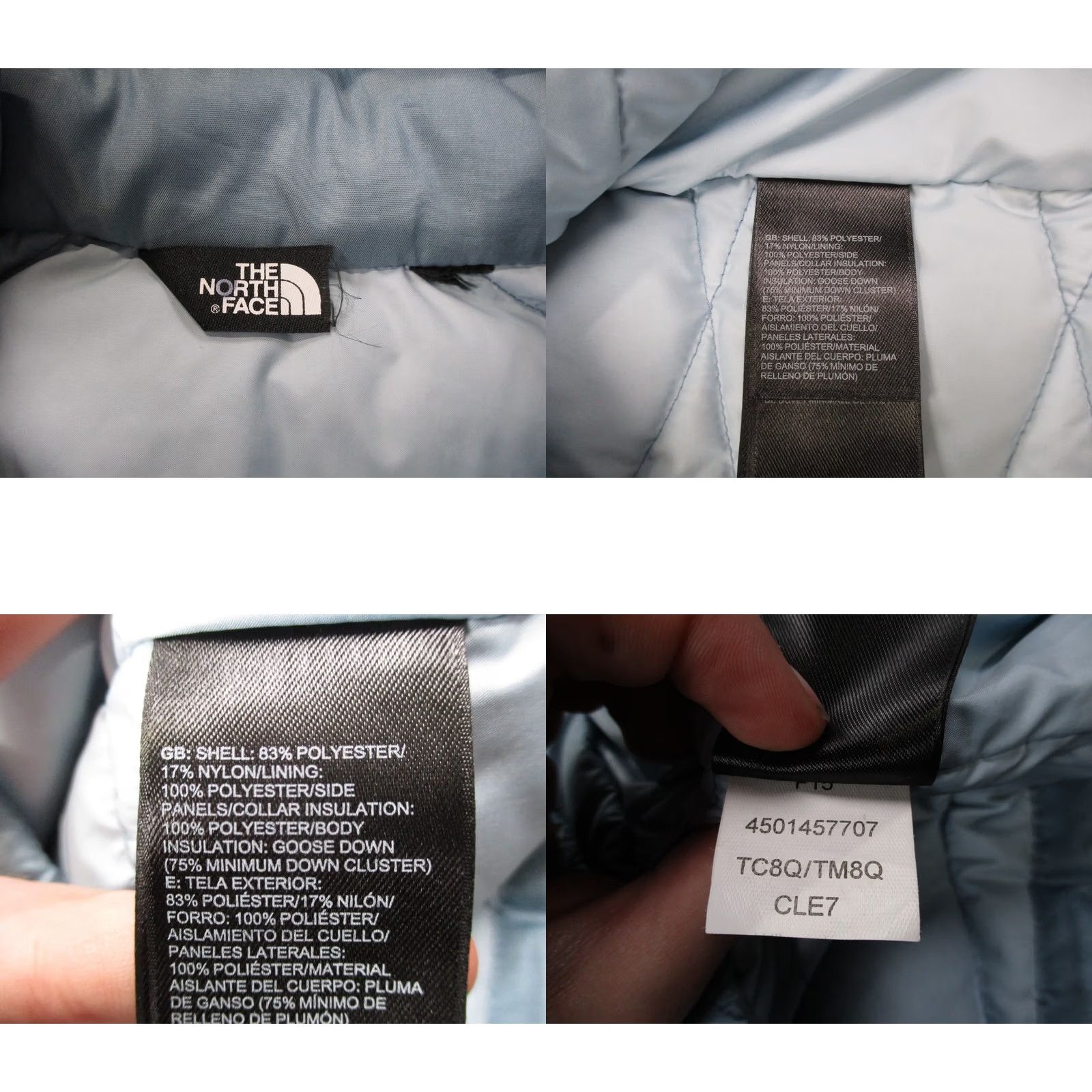 The North Face Nike North Face Vest Jacket Women M Blue Down Quilted Puffer Outdoor 550 Size M / US 6-8 / IT 42-44 - 8 Thumbnail
