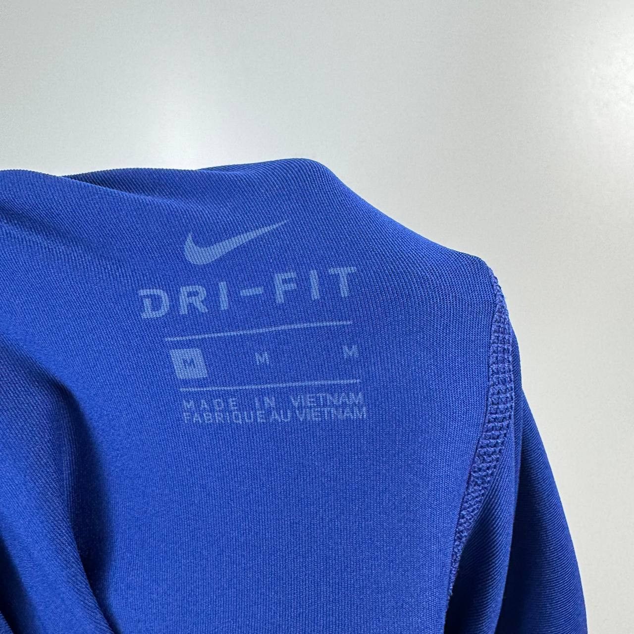 Nike Nike Pro Womens Compression Leggings Blue Cropped Gym M Size 37" - 3 Thumbnail