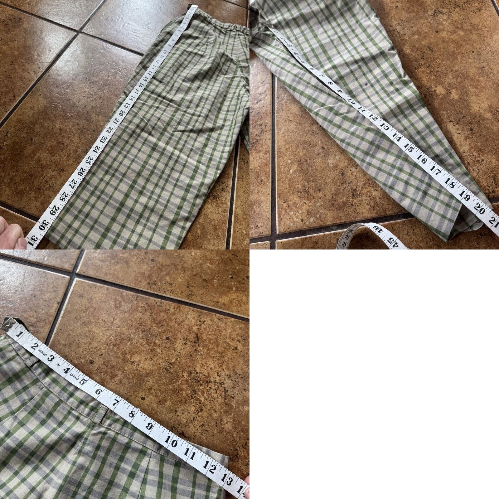 Vintage 1950s Side ZIP Pants Westernwear 40s Clam Digger Women’s plaid 26x19 Denim Ranch Maid Mens Womens Girls Boys Size 26" / US 2 / IT 38 - 8 Thumbnail