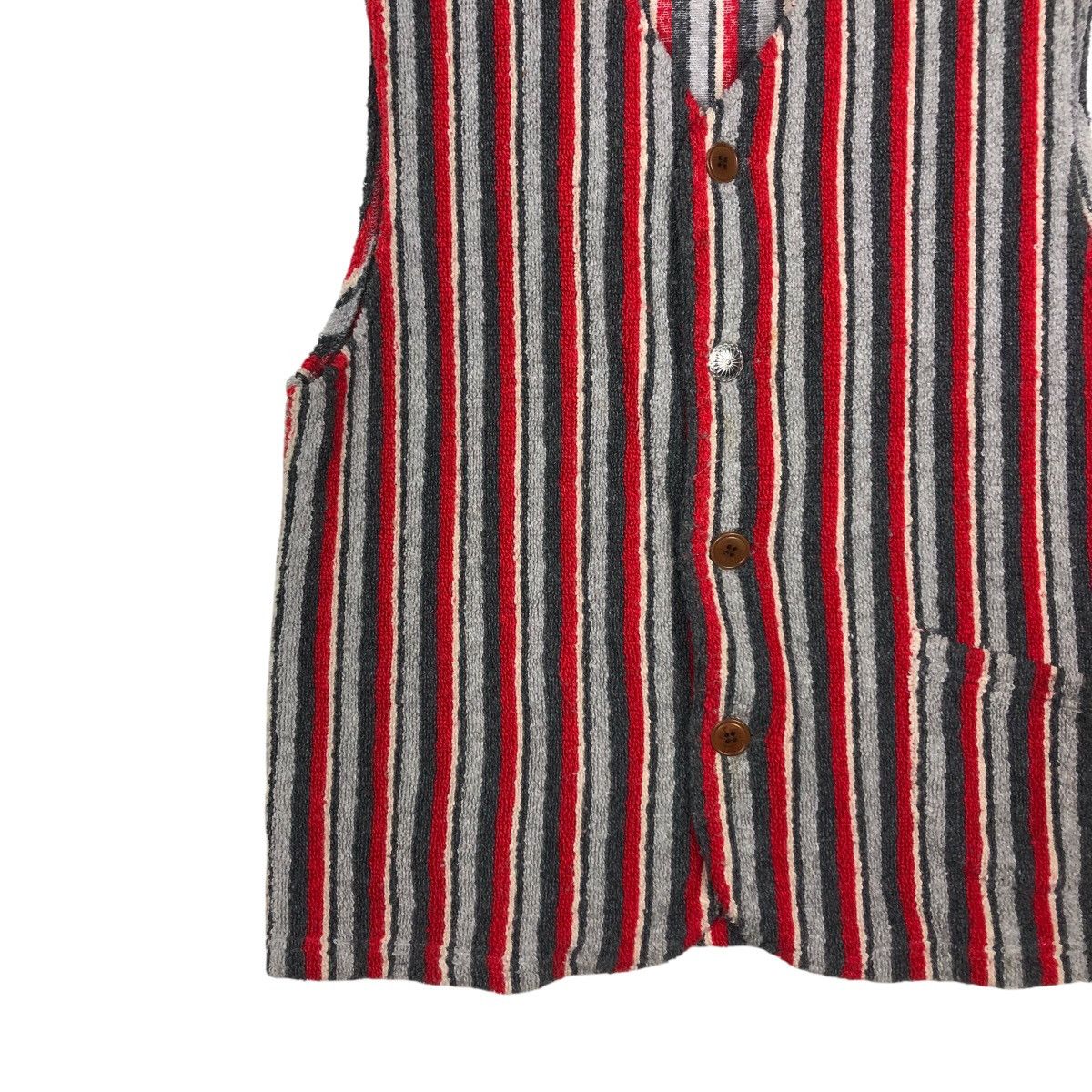 Japanese Brand 📌Vintage Vest Jacket Hickory Riding High Issey Miyake Size US M / EU 48-50 / 2 - 5 Thumbnail