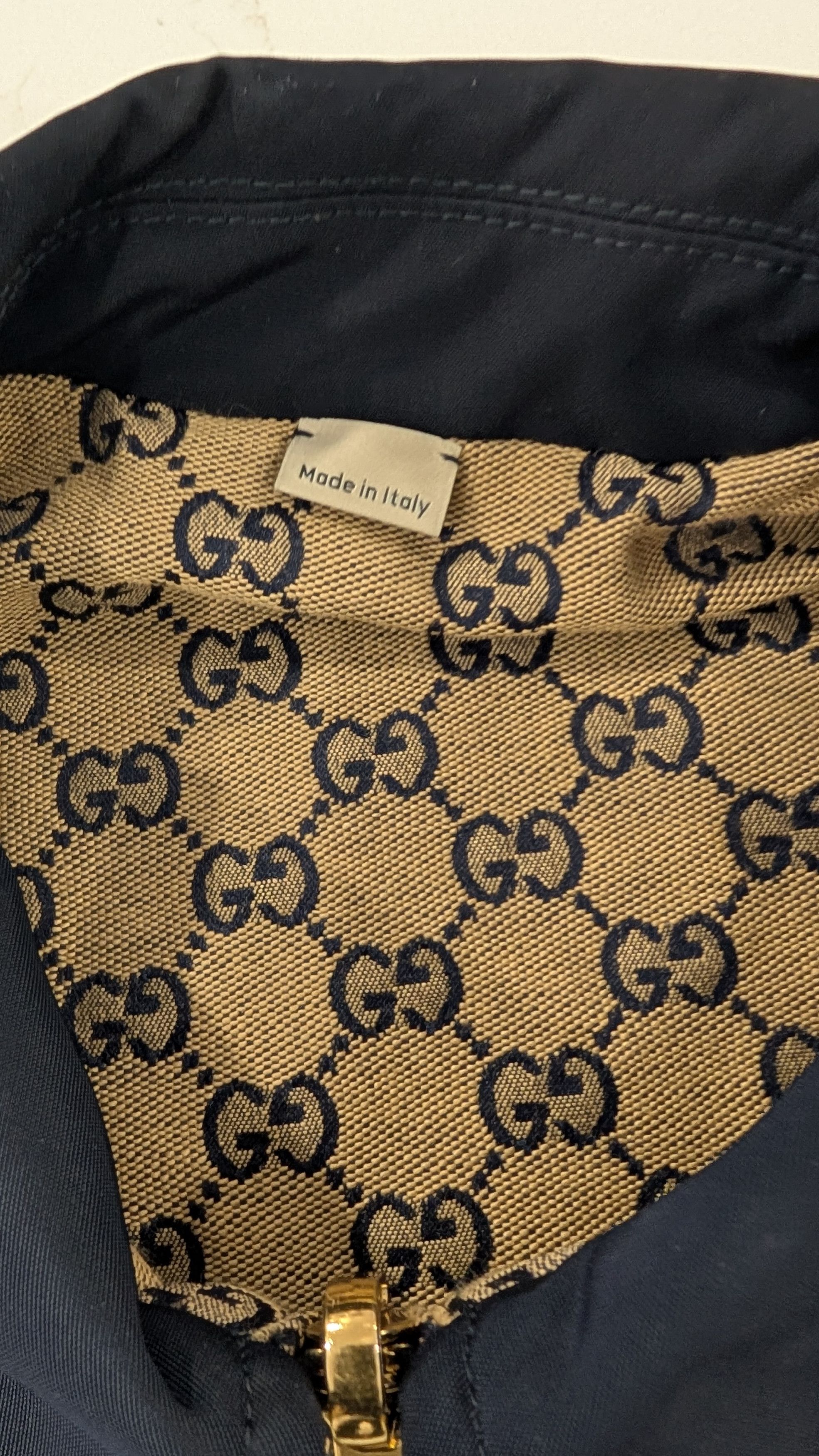 Gucci GUCCI Reversible GG Monogram Jacket Blue Beige Size US S / EU 44-46 / 1 - 12 Thumbnail