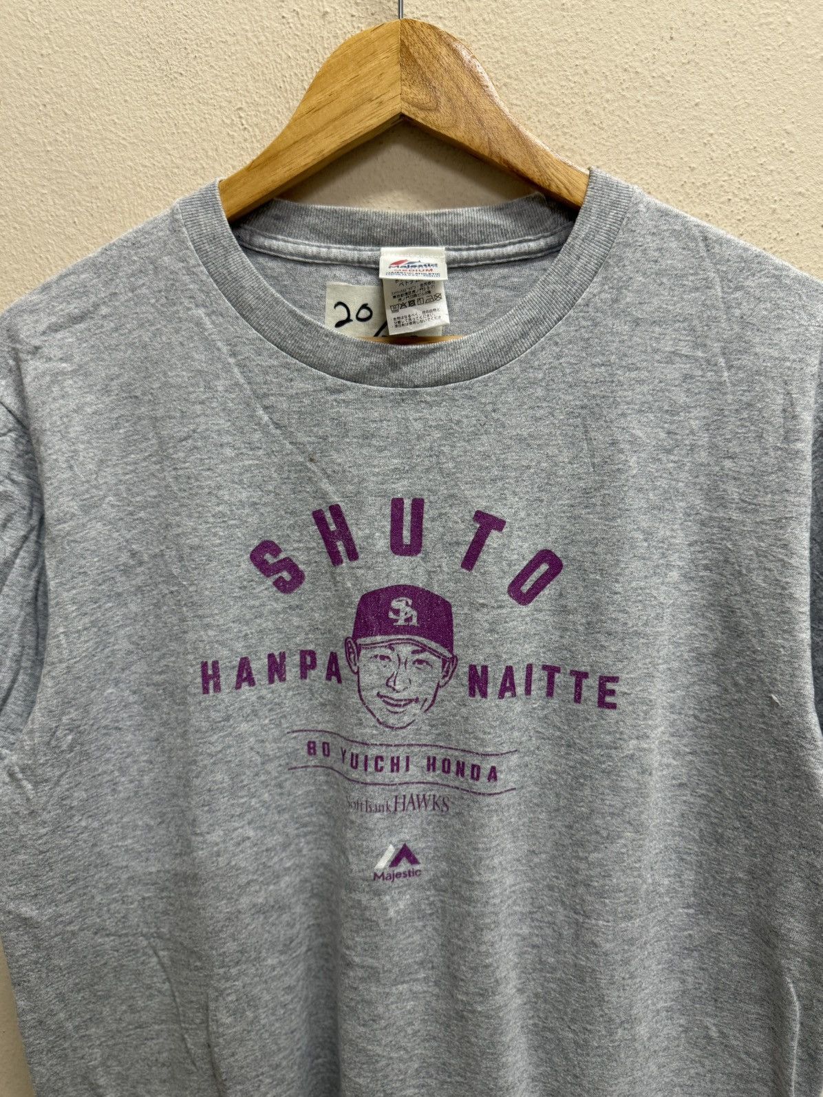Majestic Majestic Japanese Player Baseball SHUTO HANPA NAITTE tshirt Size US S / EU 44-46 / 1 - 4 Thumbnail
