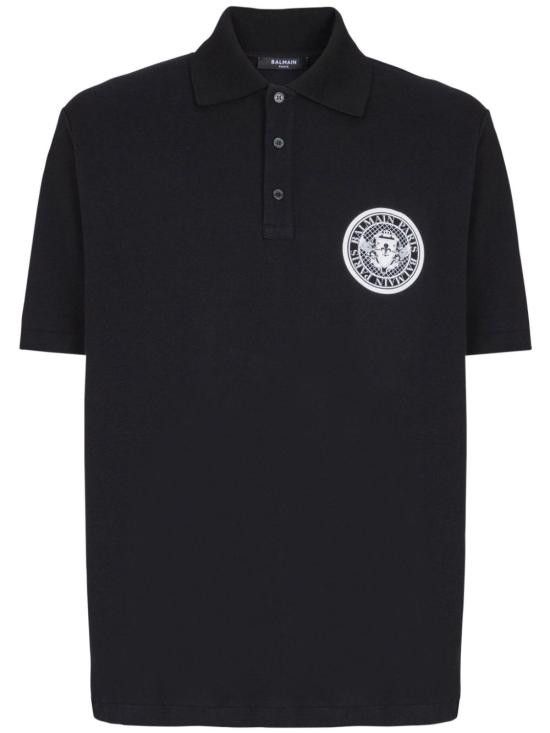 Balmain BALMAIN Men T-Shirts EH1GC026BC94 EAB Black Size US XL / EU 56 / 4 - 1 Thumbnail