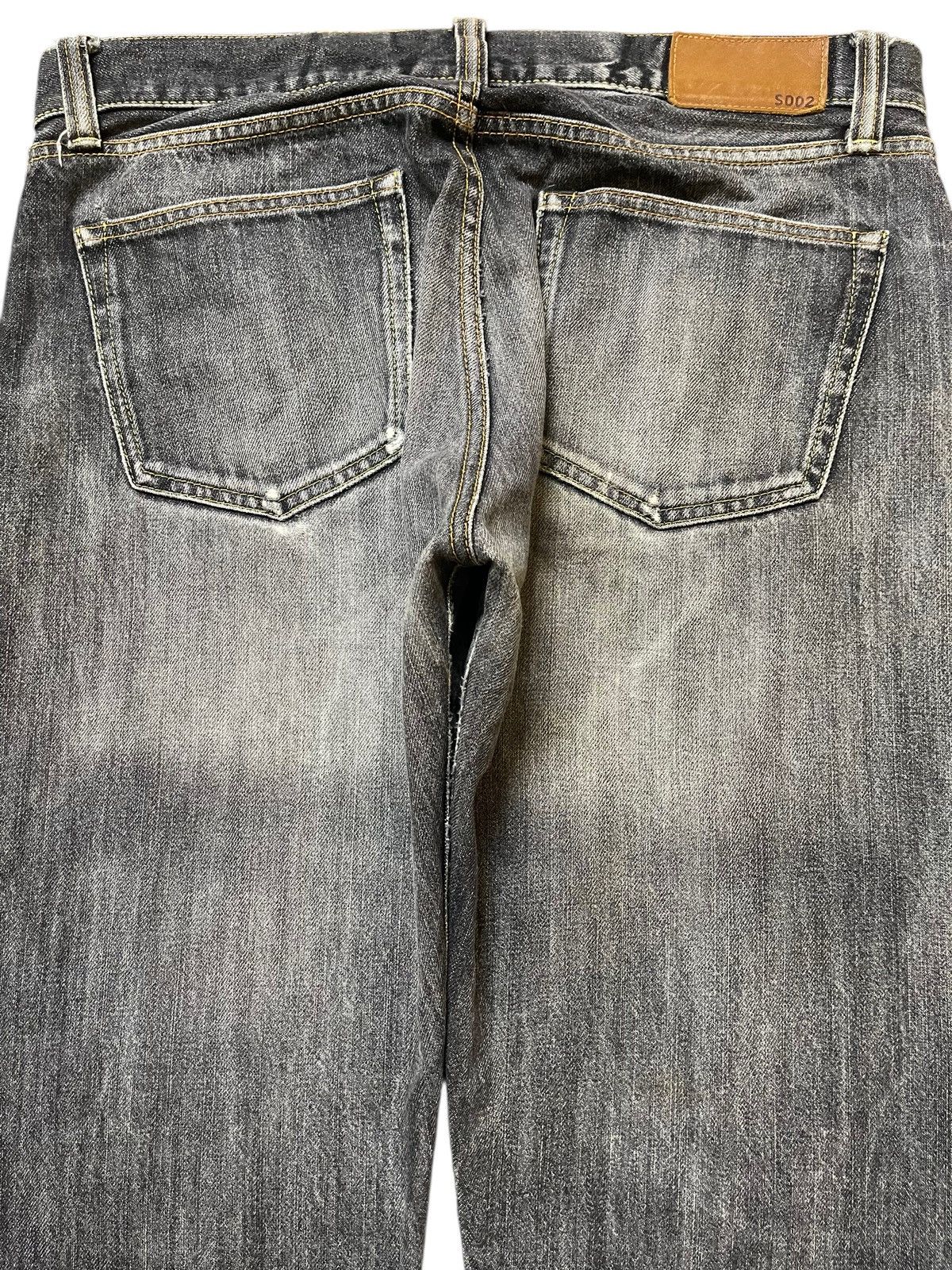Uniqlo Vintage Japanese Uniqlo Selvedge Faded Stone Wash Distressed Size US 35 - 6 Thumbnail