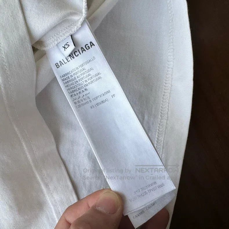 Balenciaga Balenciaga White 3B Sports Embroidered Short Sleeve T-Shir Size US XS / EU 42 / 0 - 3 Thumbnail