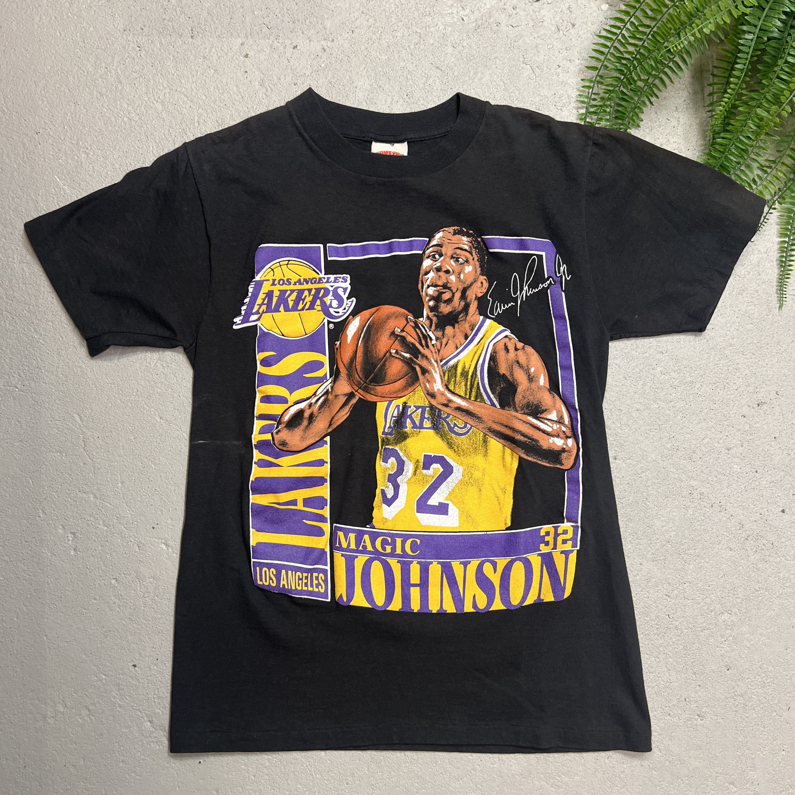 NBA × Nutmeg × Vintage Magic Johnson Stats Tee Size US M / EU 48-50 / 2 - 3 Thumbnail