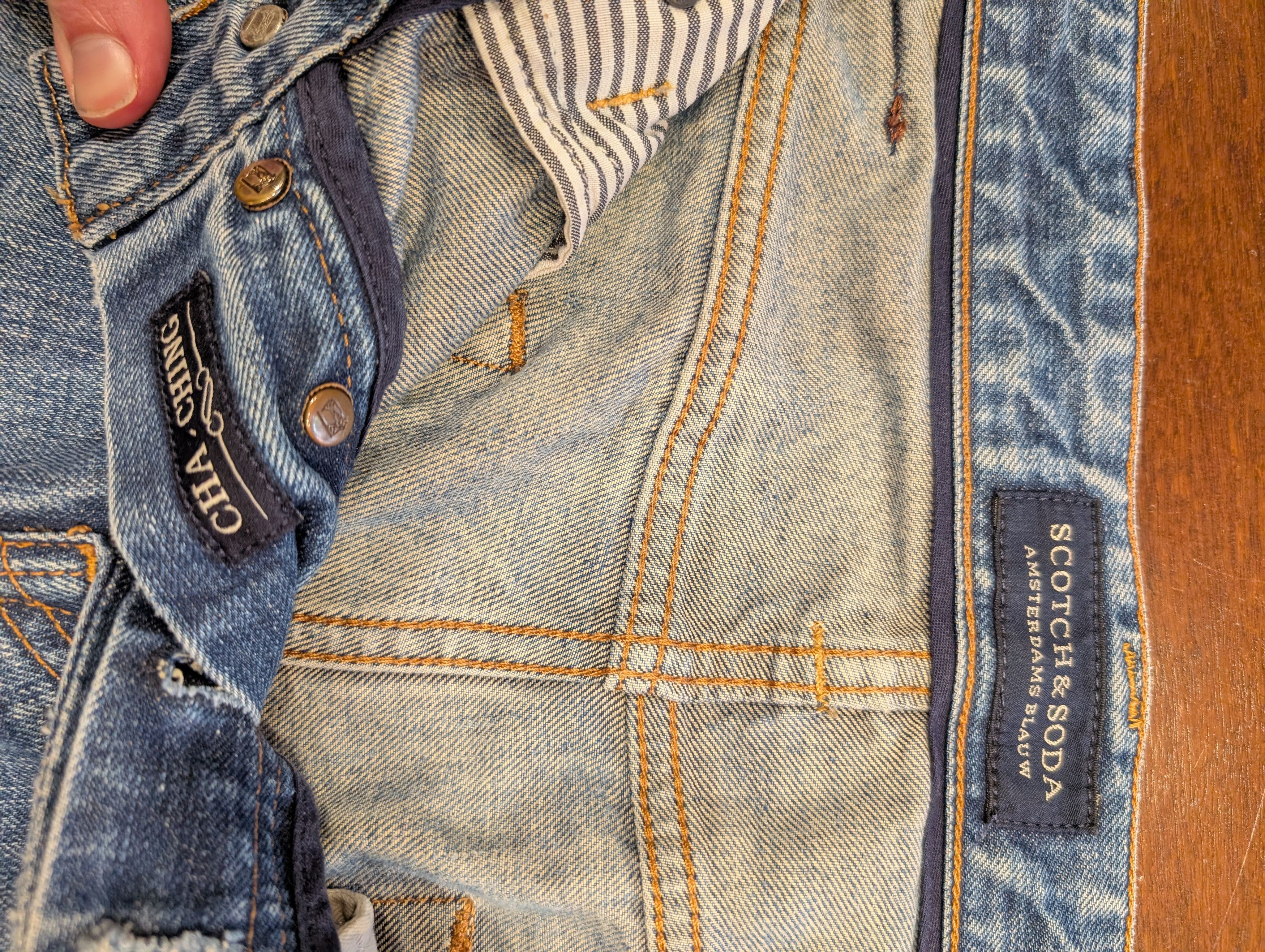 Scotch & Soda Scotch and Soda Denim Jeans Distressed Size US 32 / EU 48 - 5 Thumbnail