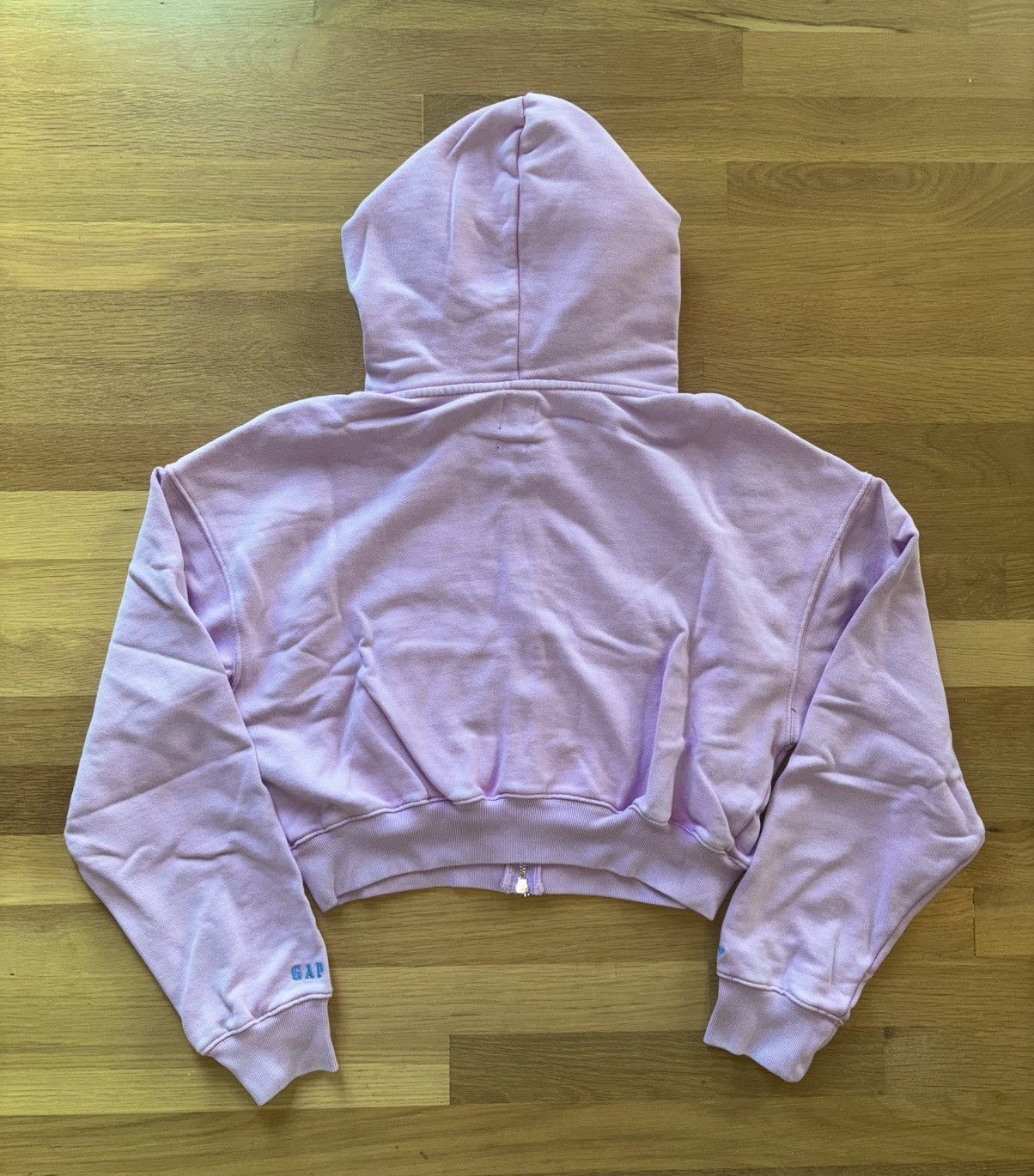 Gap × Madhappy Gap x MadHappy Lavender Full Zip Cropped Mad Logo Hoodie Size M / US 6-8 / IT 42-44 - 3 Thumbnail