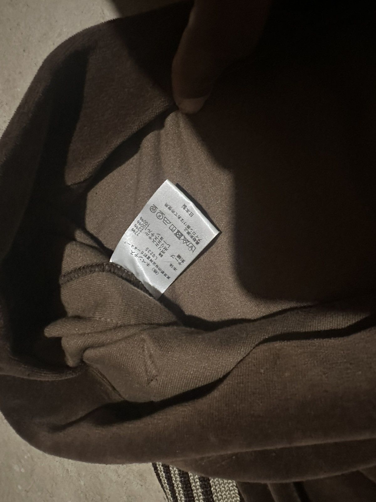 Needles Needles brown Velour Hoodie Size US L / EU 52-54 / 3 - 4 Thumbnail