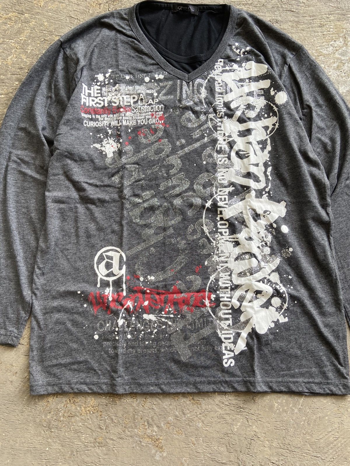 Hysteric Glamour 2000s Time Step - Poem Long Sleeve T-Shirt Size US XL / EU 56 / 4 - 4 Thumbnail