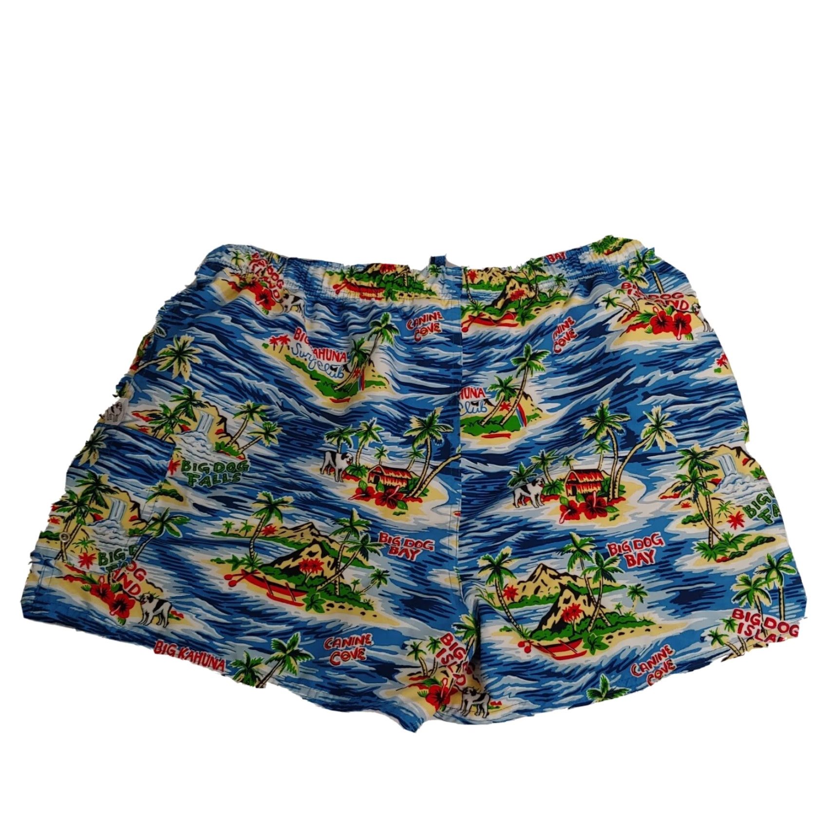 Big Dogs Big Dogs Trunks Mens XL Shorts Print Tropical Island Big Kahuna Beach Size US 36 / EU 52 - 2 Thumbnail
