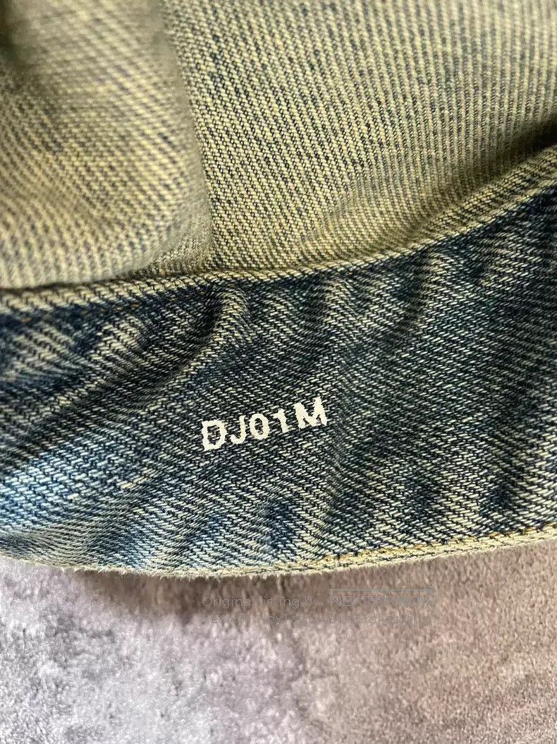 Saint Laurent Paris Saint Laurent Paris Leather Sleeve Patched Denim Jacket Size US S / EU 44-46 / 1 - 7 Thumbnail