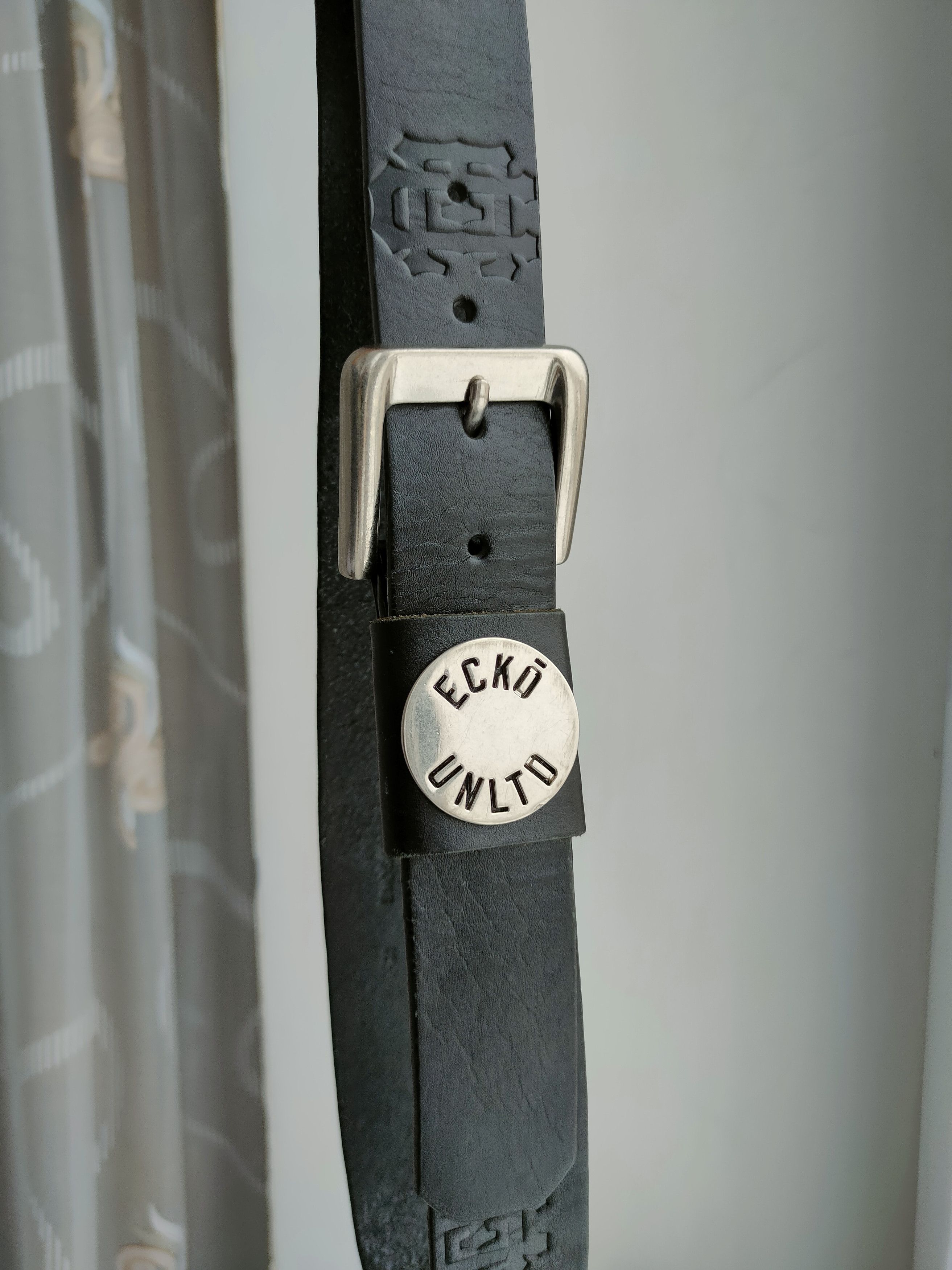 Ecko Unltd. Vintage Y2K Ecko Unltd Leather Belt Rap Hip Hop Drill Size ONE SIZE - 6 Thumbnail