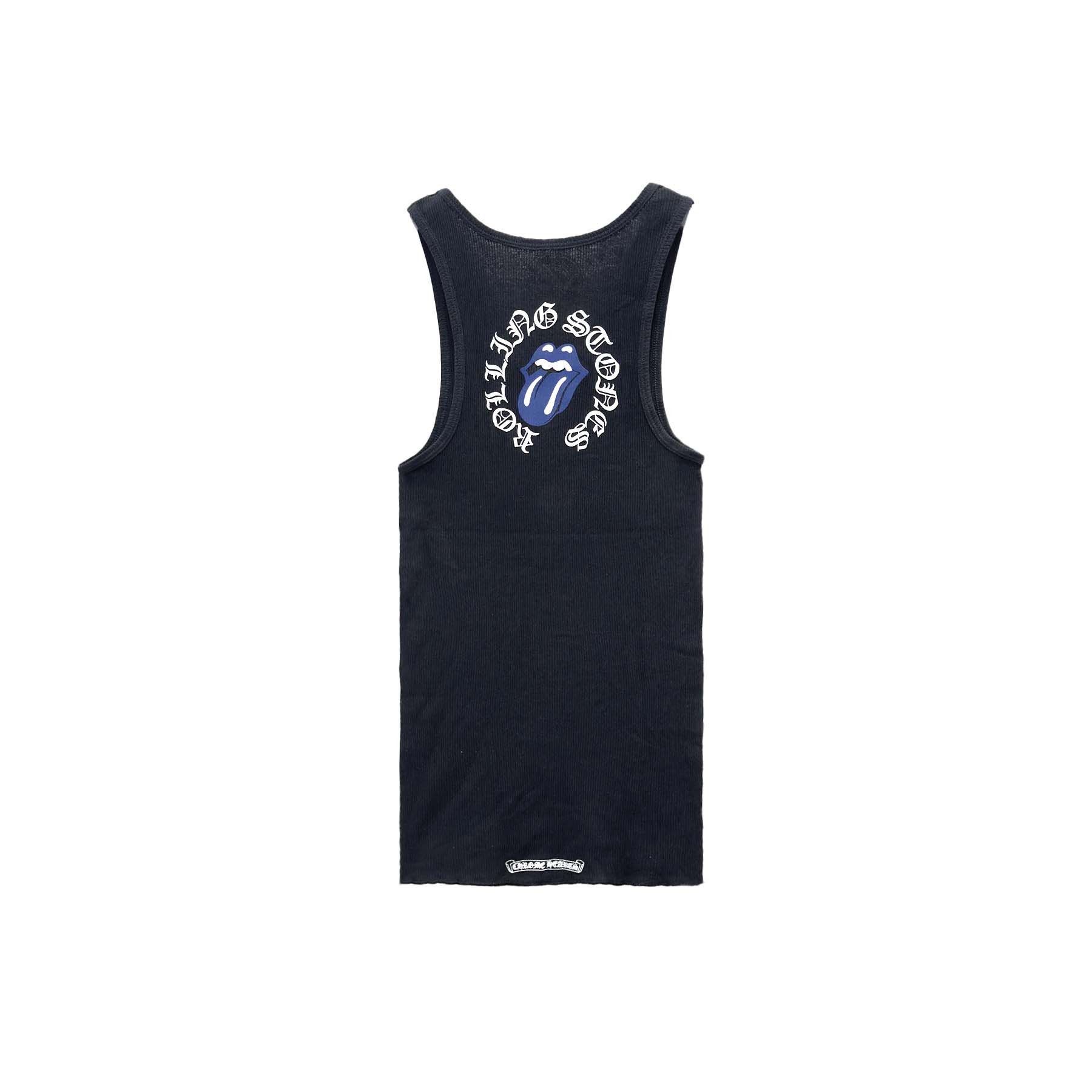 Chrome Hearts Chrome Hearts Navy Blue T-Bar Script Logo Tank