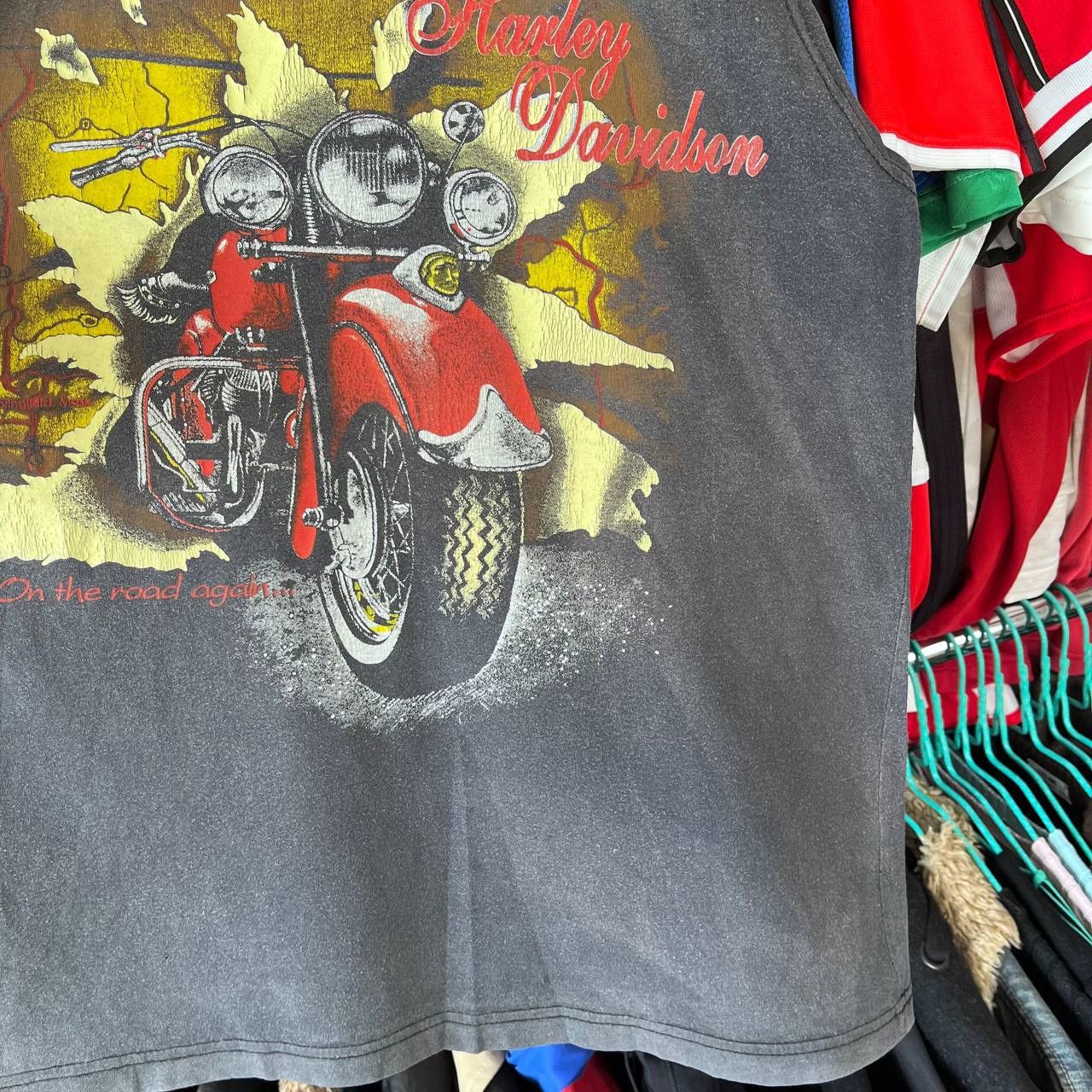 Harley Davidson × Indian Motorcycle × Vintage Vintage 90s Harley Davidson Tank Top USA Size US S / EU 44-46 / 1 - 3 Thumbnail