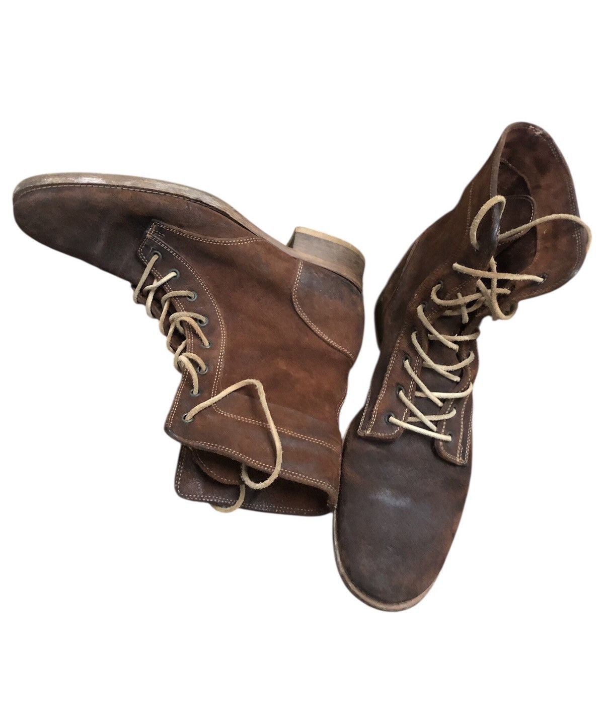 Buttero × Red Wing Vintage Buttero Boot Suede Leather Shoes Size US 9 / EU 42 - 6 Thumbnail