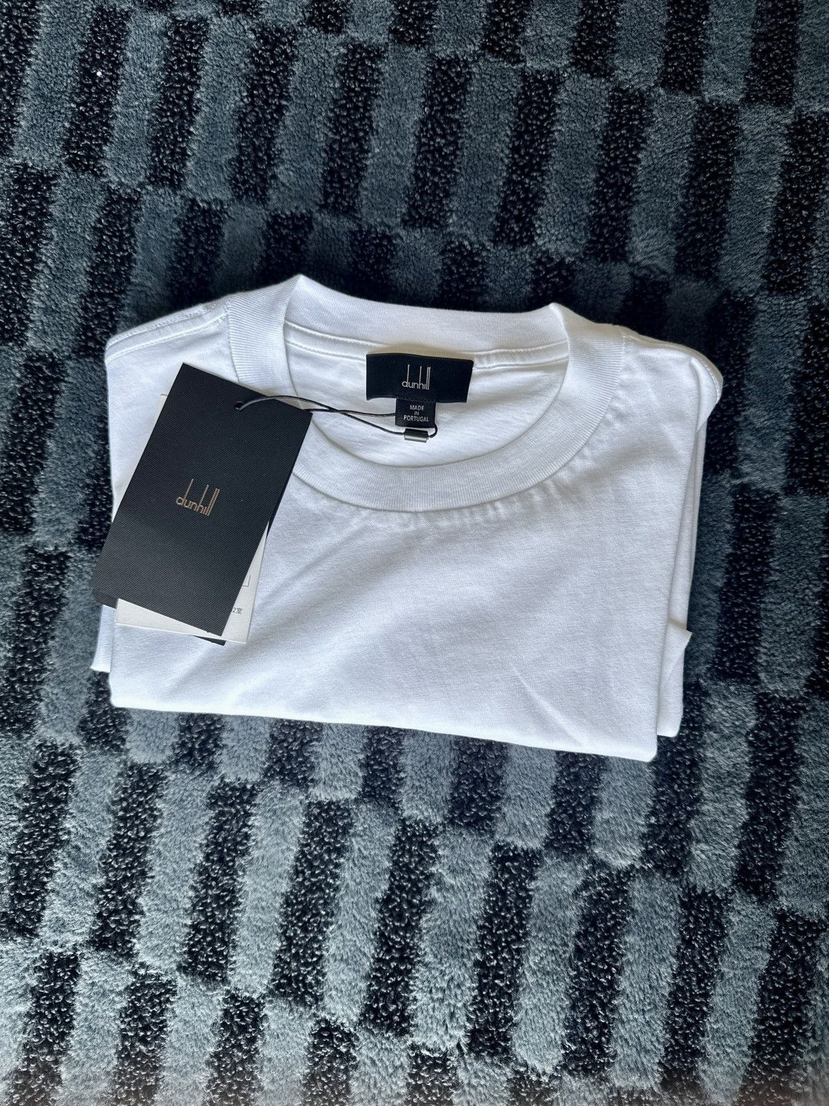 Alfred Dunhill Alfred Dunhill Insignia White Cotton Short Sleeve T-Shirt Size US S / EU 44-46 / 1 - 4 Thumbnail