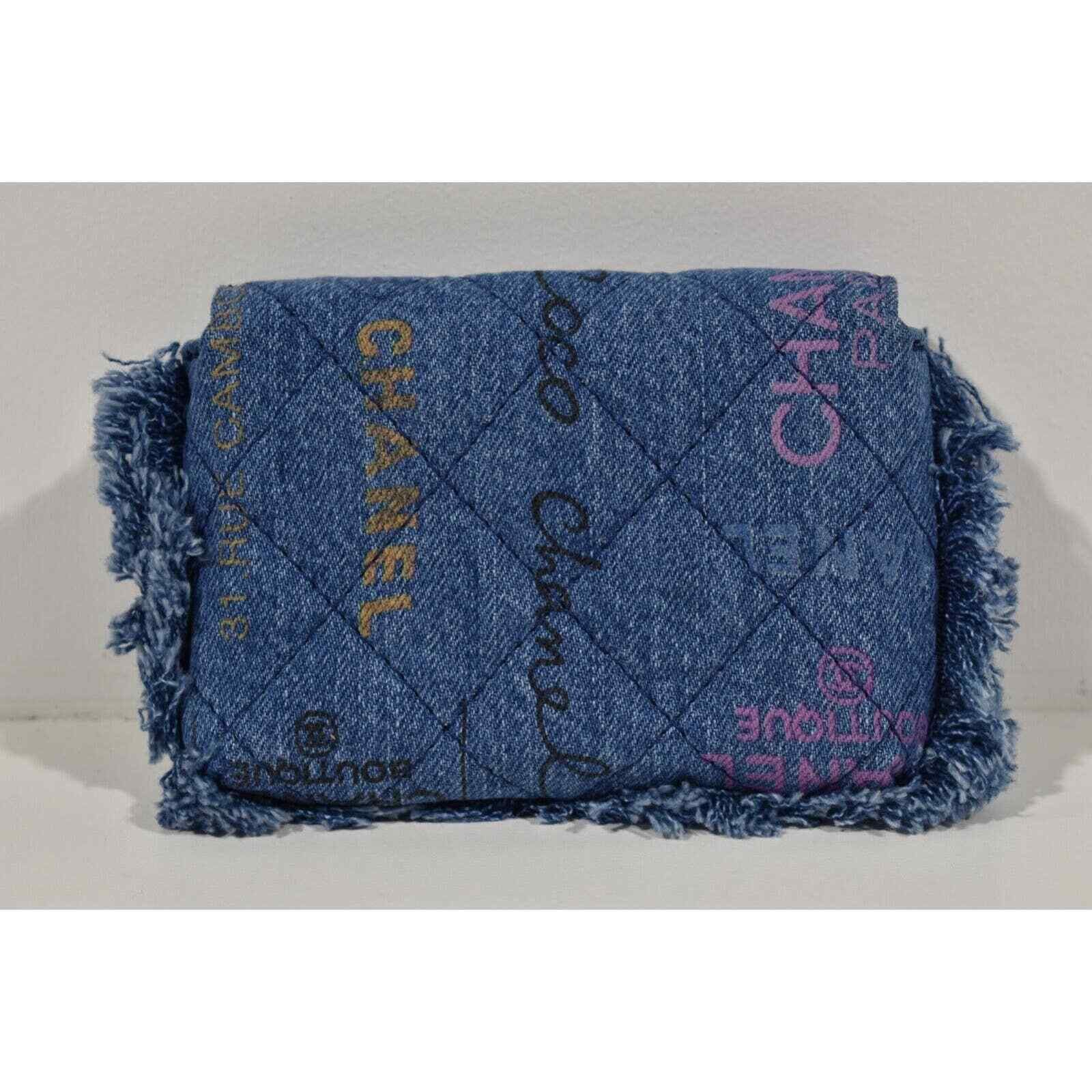 Chanel Chanel Graffiti Shoulder Crossbody Clutch Credit Card Bag Size ONE SIZE - 9 Thumbnail