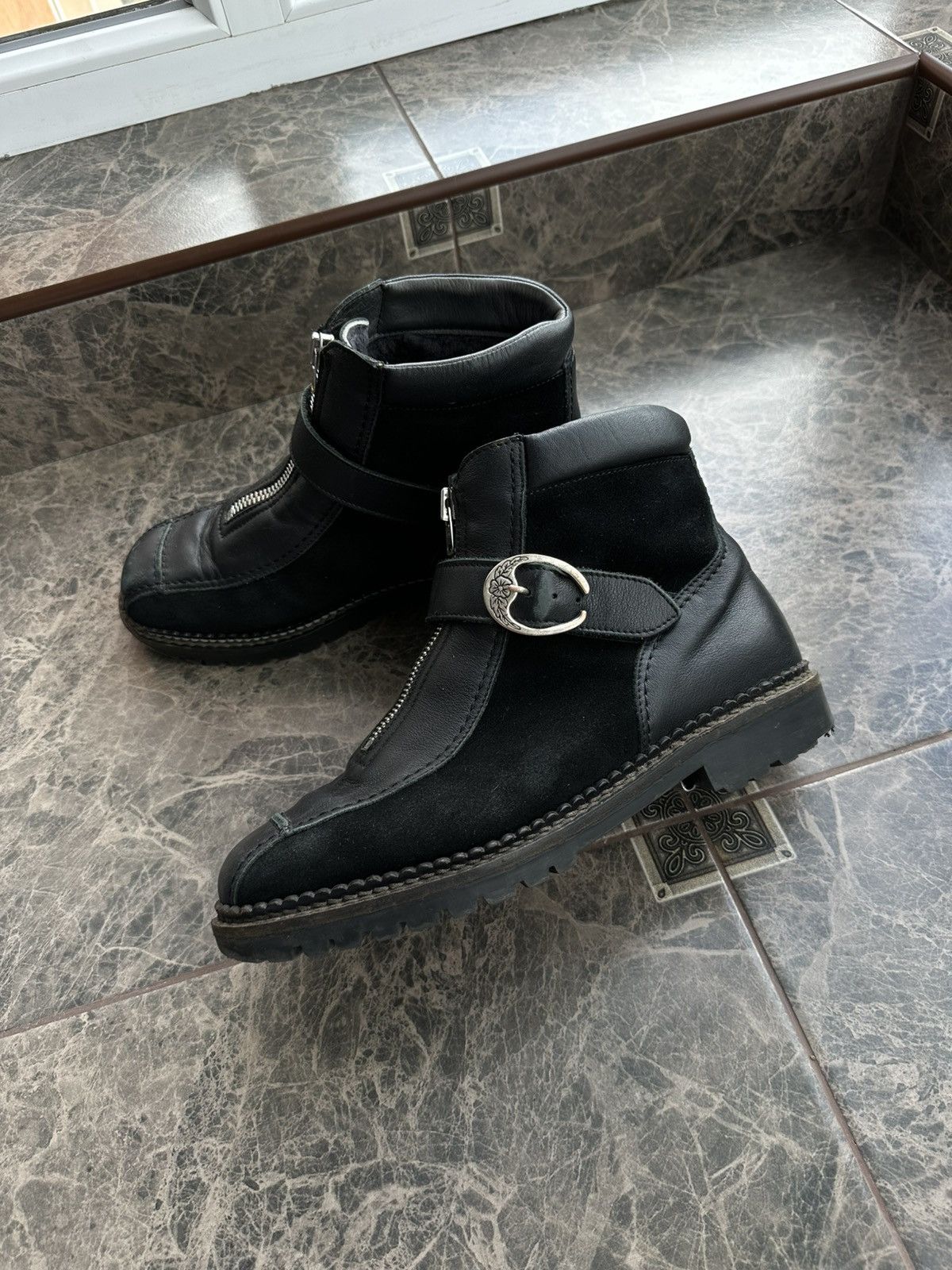Vintage Vintage Kandahar Leather & Suede Rawe Boots 7.5 US Size US 7.5 / IT 37.5 - 4 Thumbnail