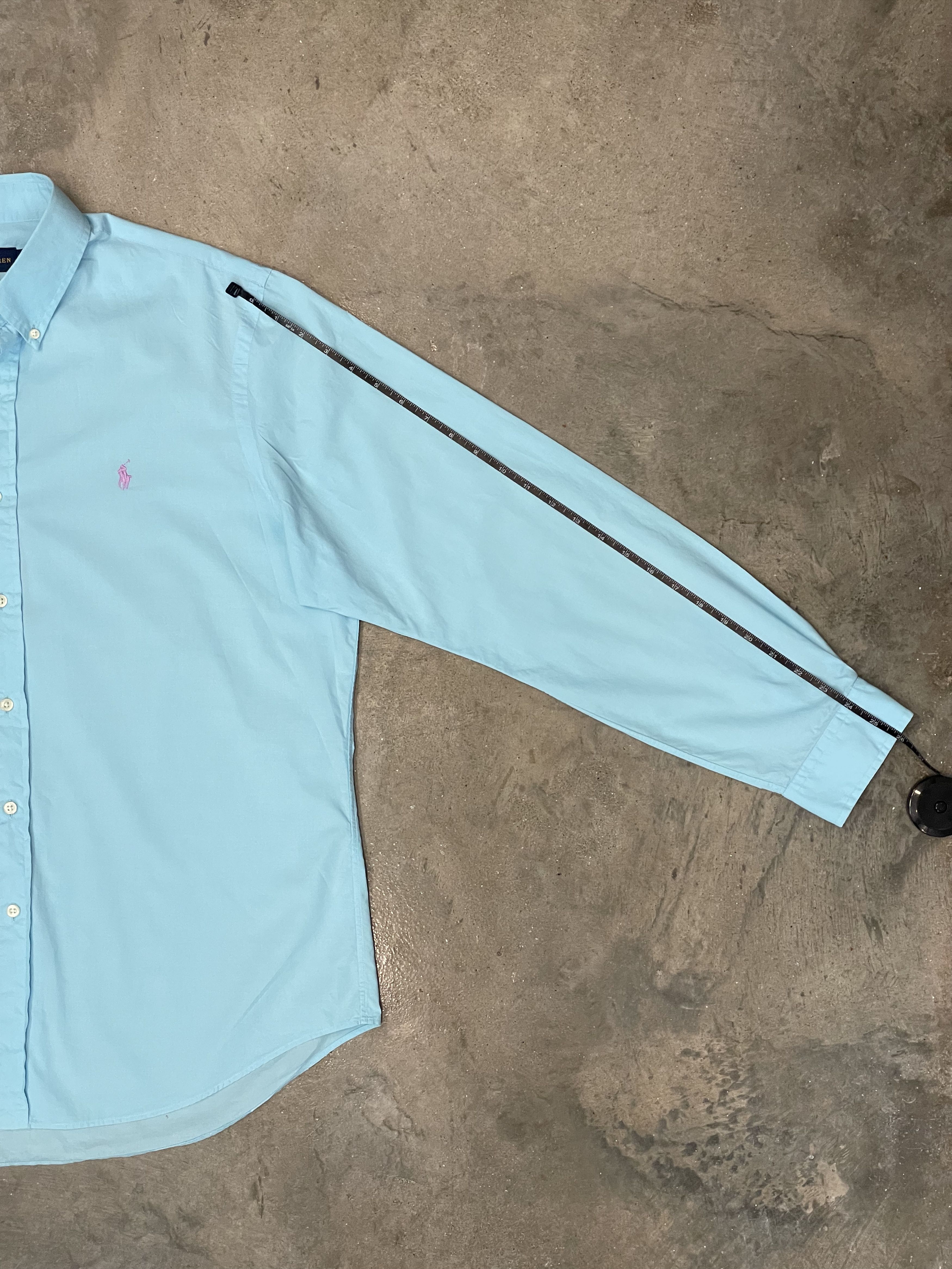 Ralph Lauren Polo Ralph Lauren Oxford Button Down Mens Large Blue Size US L / EU 52-54 / 3 - 5 Thumbnail