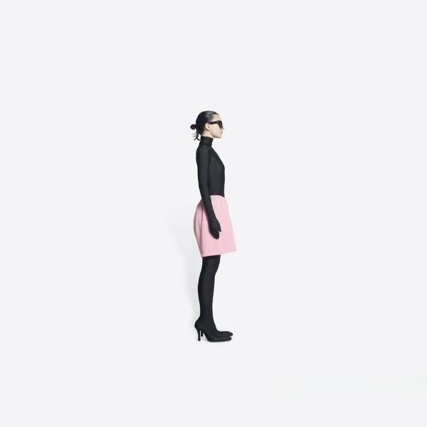 Balenciaga o1in1g1024 Cities Paris Sweat Shorts in Pink Size 27" / US 4 / IT 40 - 4 Thumbnail