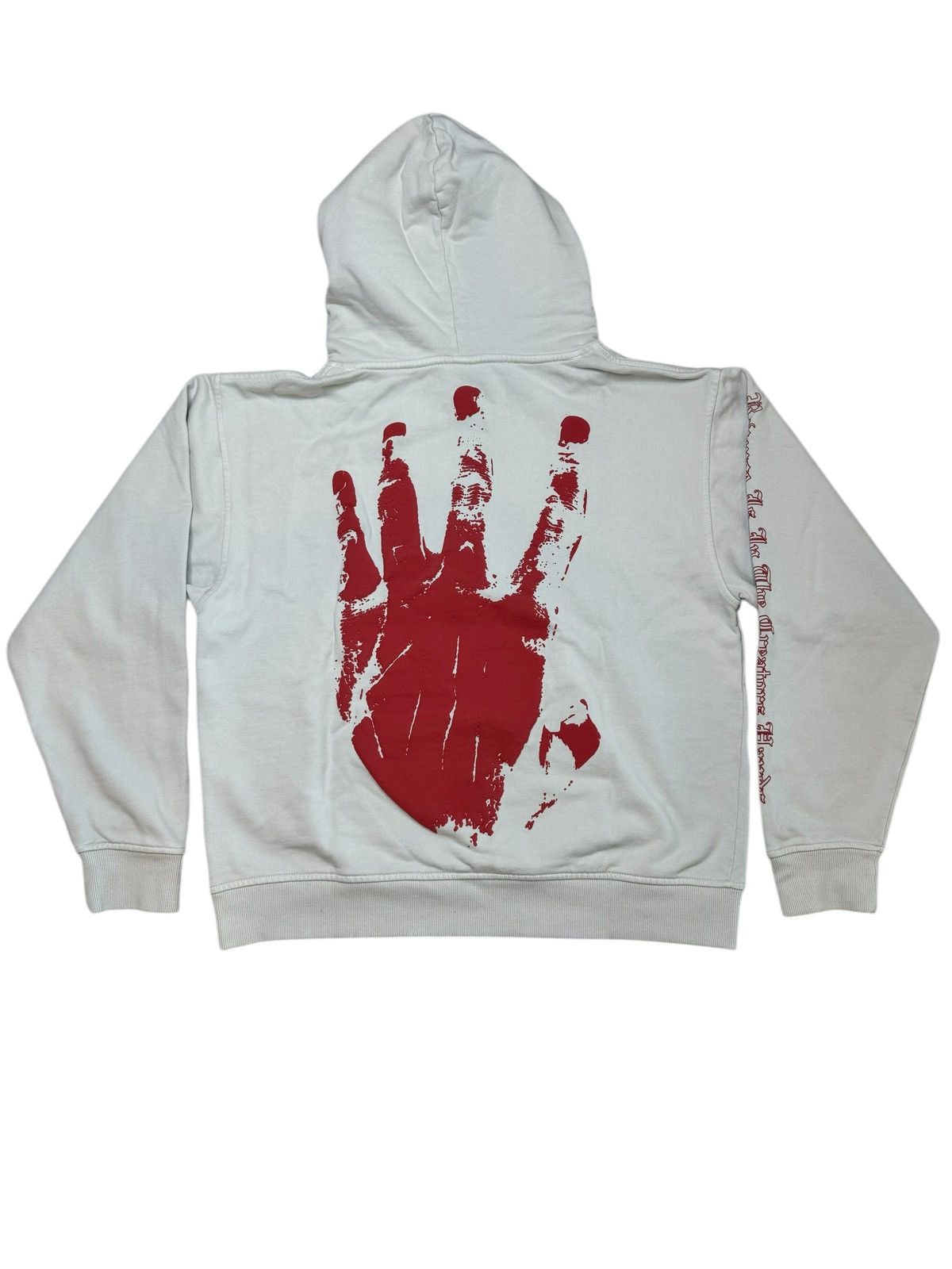 Revenge Revenge X Kill Outline Hoodie Cement/Red SIZE MEDIUM Size US M / EU 48-50 / 2 - 2 Thumbnail