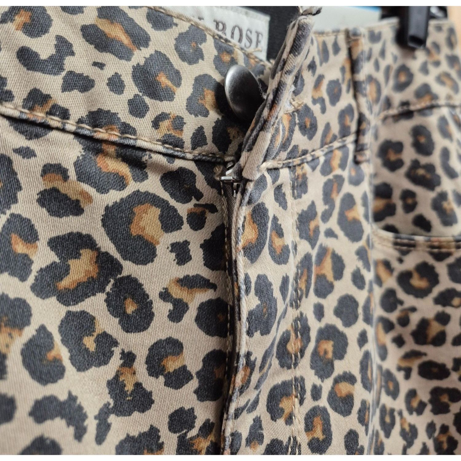 Other Knox Rose Women's Leopard Print Ankle Skinny Pants Size 6, C Size 28" / US 6 / IT 42 - 6 Thumbnail