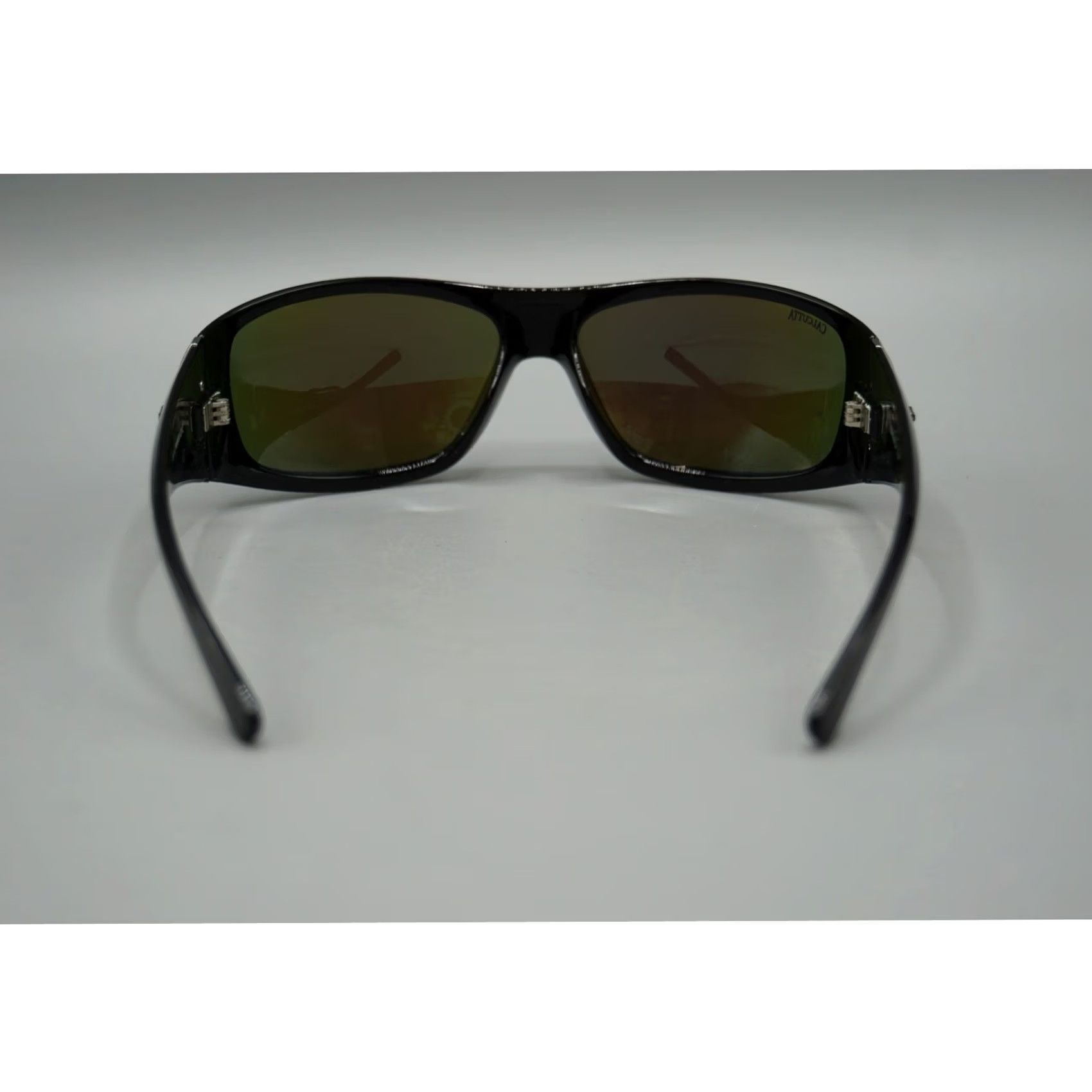 Frame Calcutta Polarized Sunglasses Sport Black Frame Blue Mirror Lens Fishing Men Size ONE SIZE - 5 Thumbnail