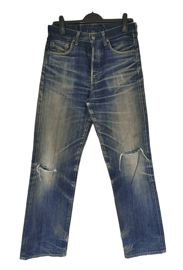 image of Distressed Denim x Levis VTG Big E Levi's 503B-Xx Selvedge Jeans in Blue, Men's (Size 30)
