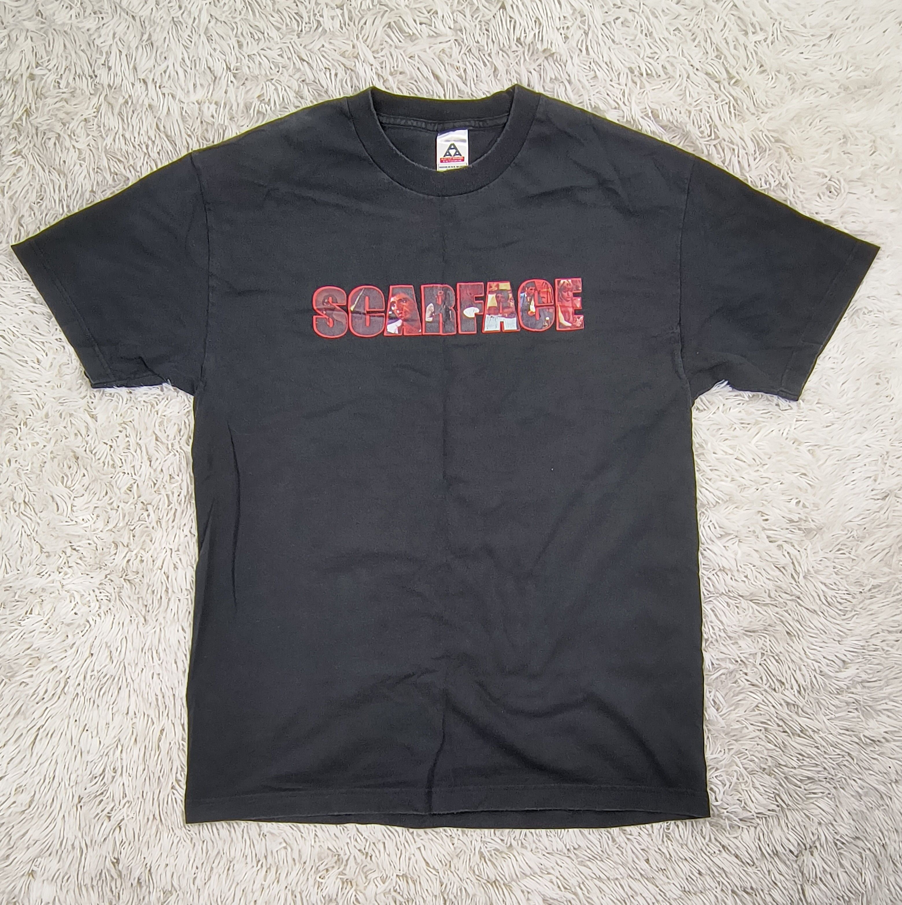 AAA Vintage Y2K Scarface scenes letters tee Size US L / EU 52-54 / 3 - 2 Thumbnail
