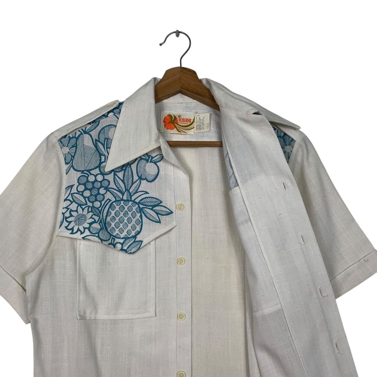 IOLANI Vintage 60s Iolani Hawaii Floral Design Shirt Size US M / EU 48-50 / 2 - 10 Thumbnail