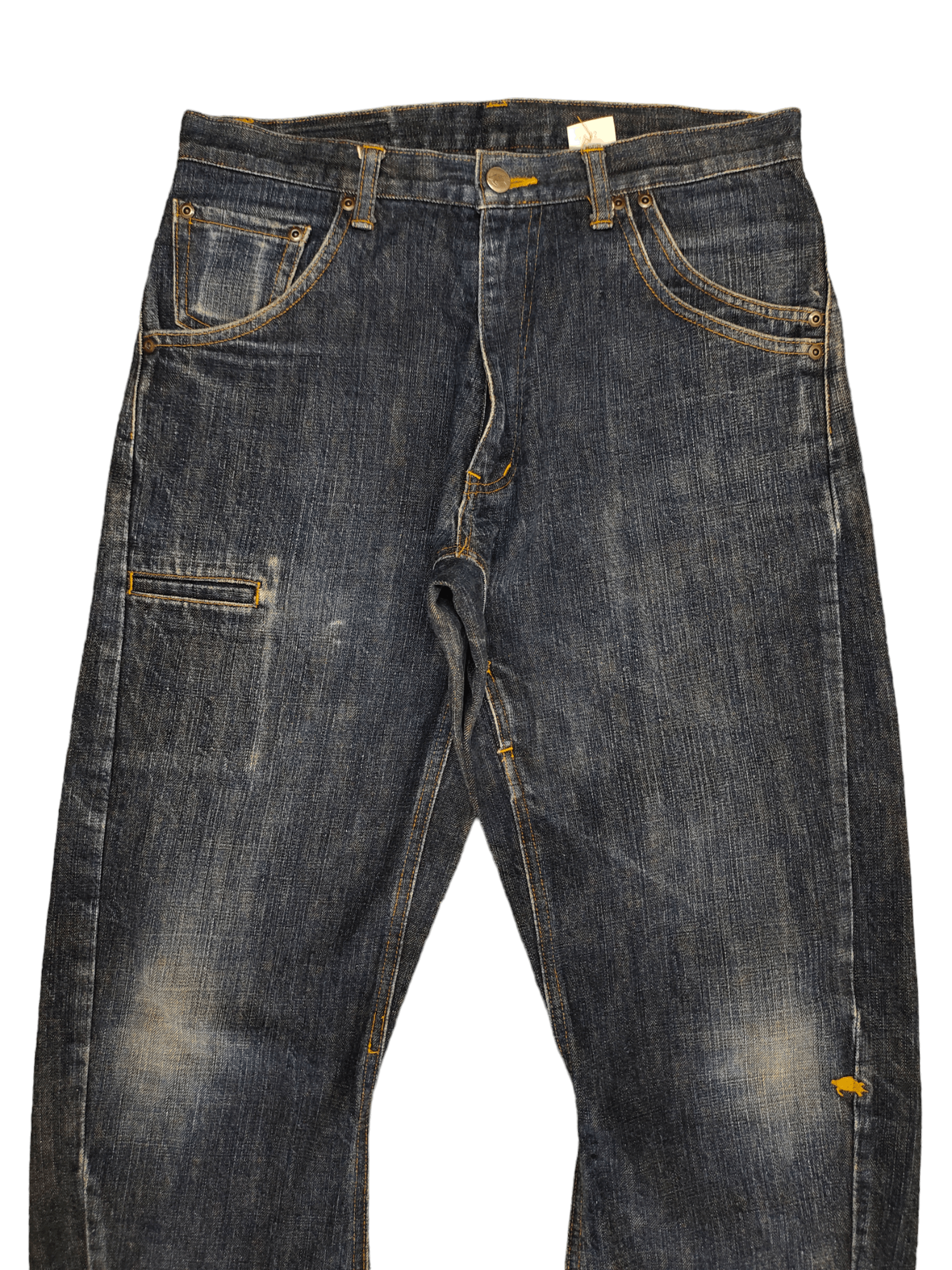 Comme des Garcons × Undercover Wide Leg Jeans Moana Japan Denim Wide Loose Leg Y2k Goa Size US 32 / EU 48 - 2 Thumbnail