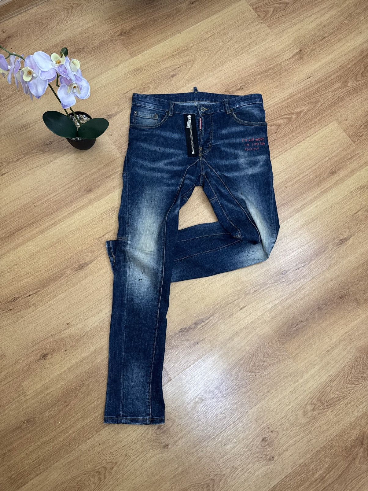 Dsquared2 Dsquared2 Jeans Men Slim Blue 48 Denim Luxury Size US 31 - 20 Thumbnail