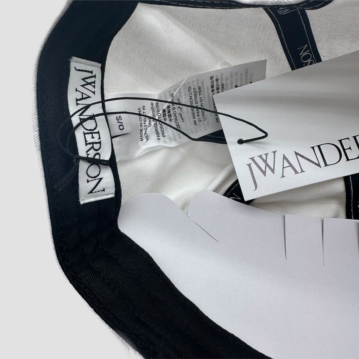 JW Anderson JW Anderson Gothic Logo Spell Out Cap Size ONE SIZE - 5 Thumbnail