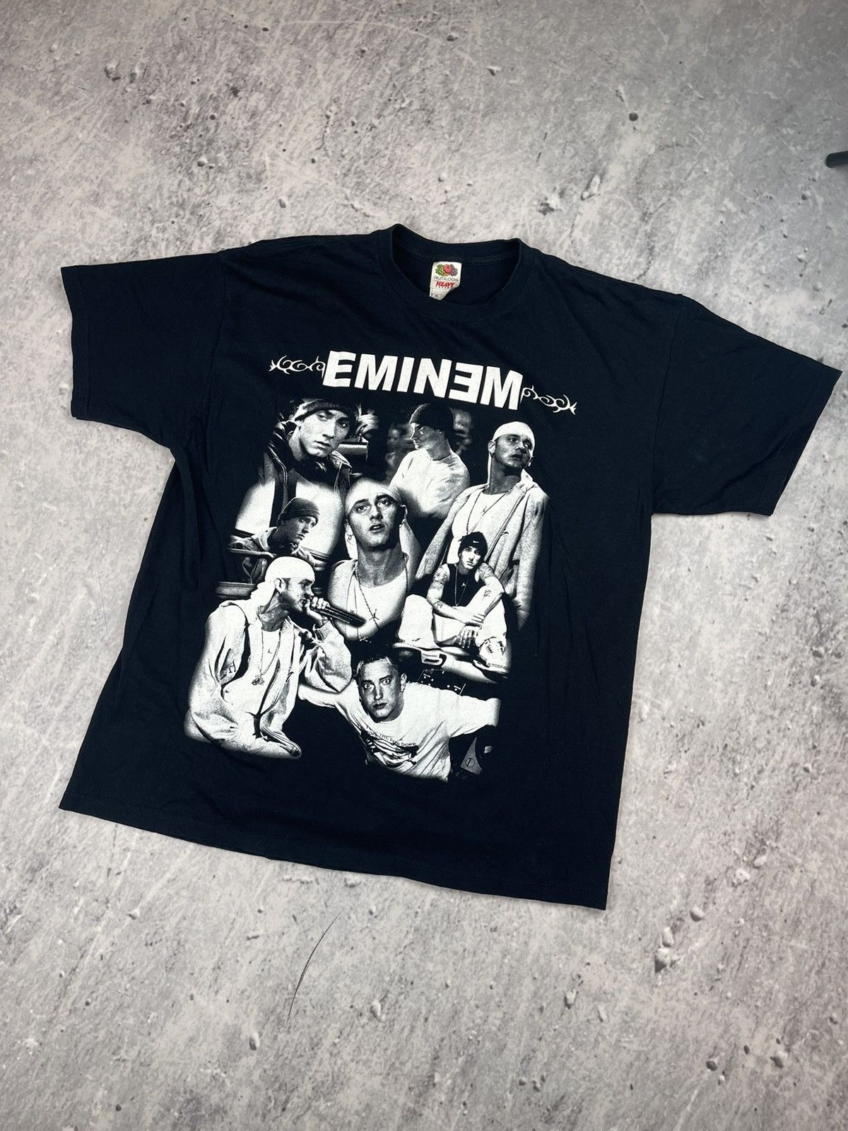 Eminem × Streetwear × Vintage Eminem Vintage Fruit Of The Loom Rap Tee 