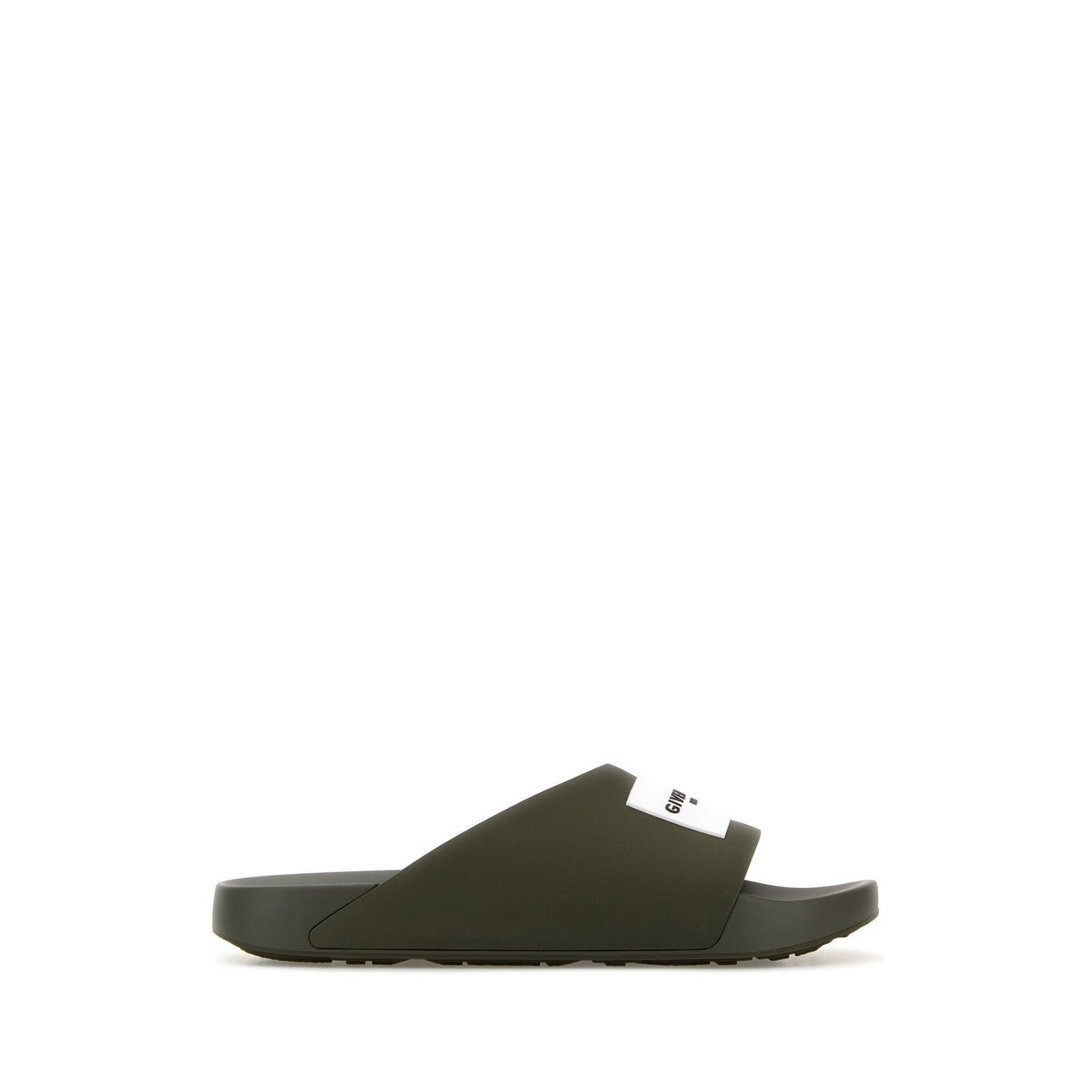 Givenchy GIVENCHY Green Rubber Slides New (Men's size:12;) Size US 12 / EU 45 - 1 Thumbnail