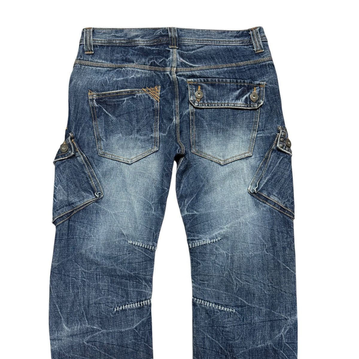 Vintage Twenty Work Japan Denim Rider Cargo Pants Size US 33 - 10 Thumbnail