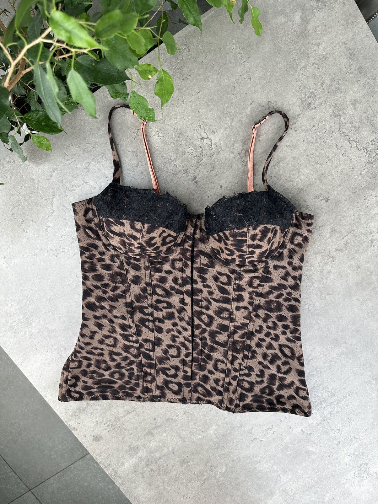 Japanese Brand Vintage Leopard Print Tank Top Size M / US 6-8 / IT 42-44 - 1 Thumbnail